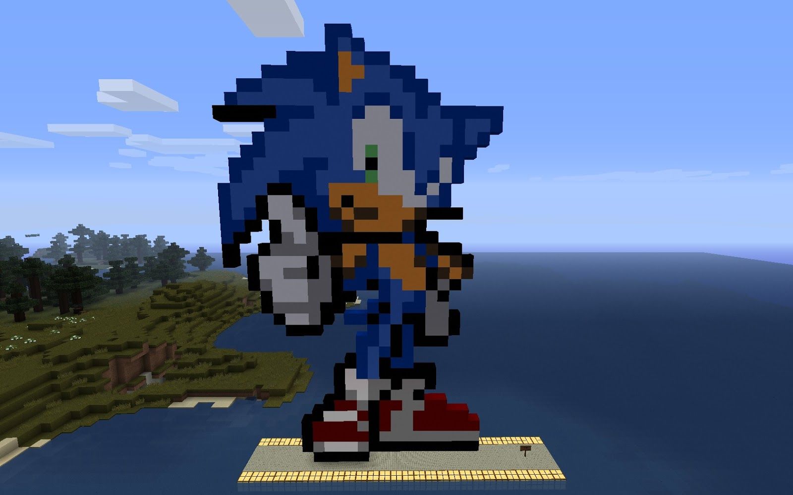 1600x1000 Pixel Sonic Wallpaper