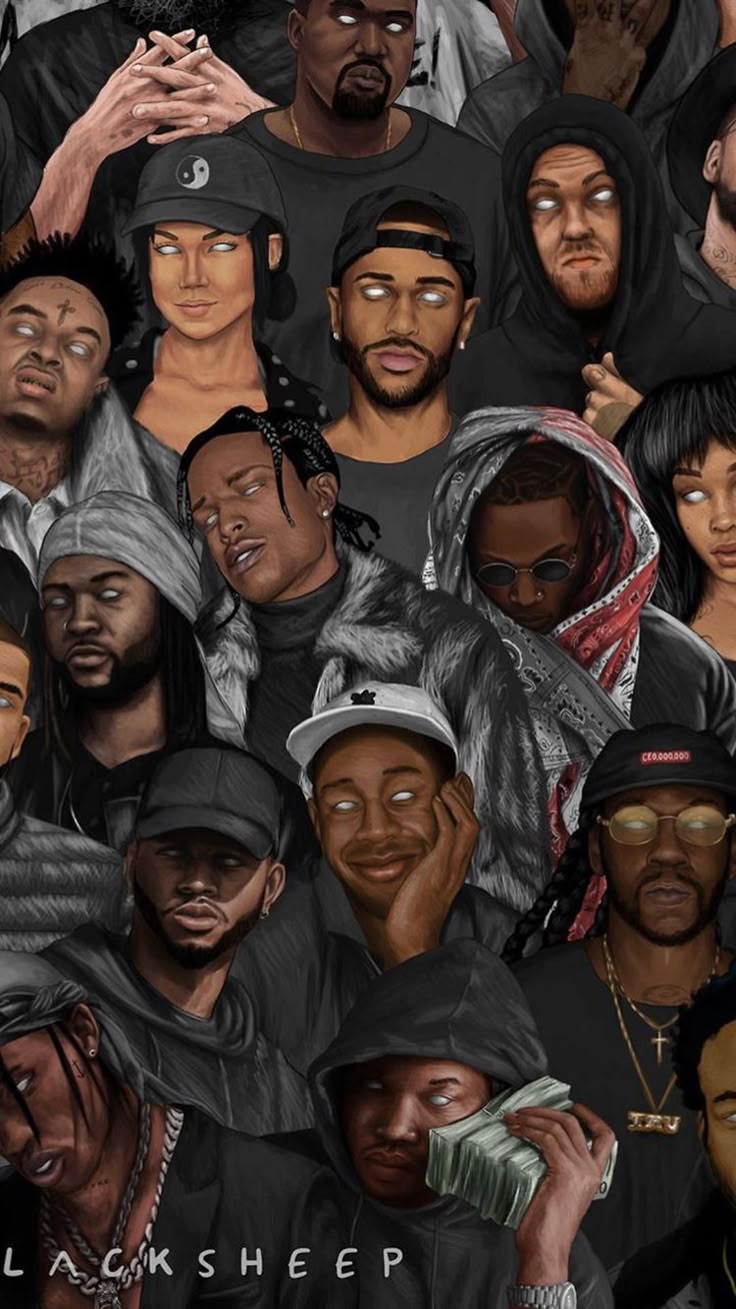 736x1309 Hip hop culture wallpaper. Black hip hop wallpaper, Westside rappers wallpaper, Rap wallpaper
