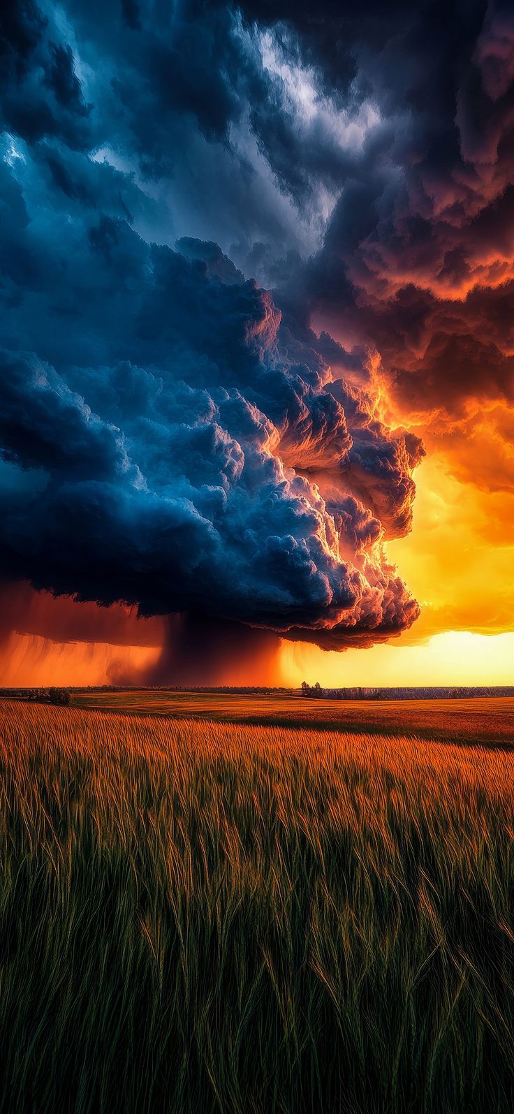 736x1595 Thunderstorm sunset wallpaper. Country sunset wallpaper hd, Wild sunset wallpaper, iPhone wallpaper sky