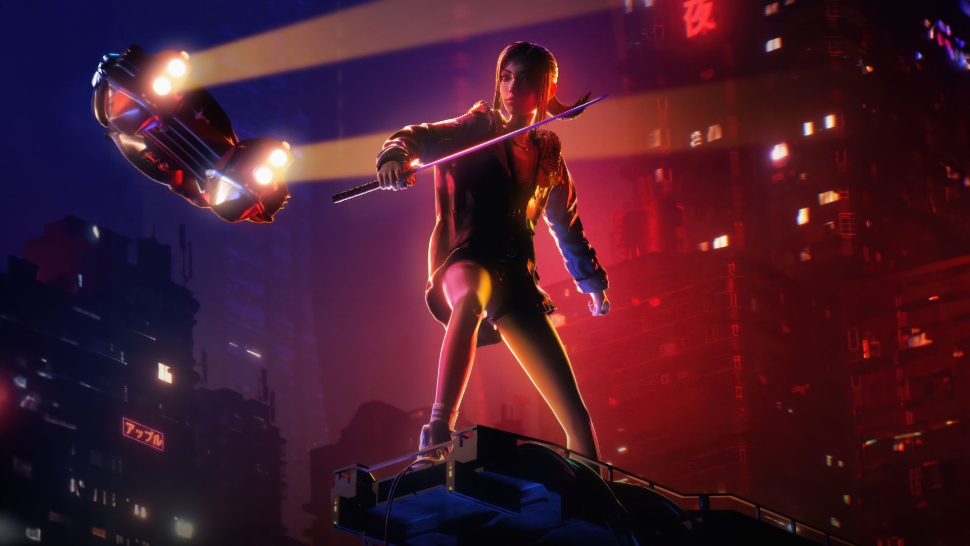 1920x1080 Elle (Blade Runner) Wallpaper 4K, Blade Runner: Black Lotus, 5K