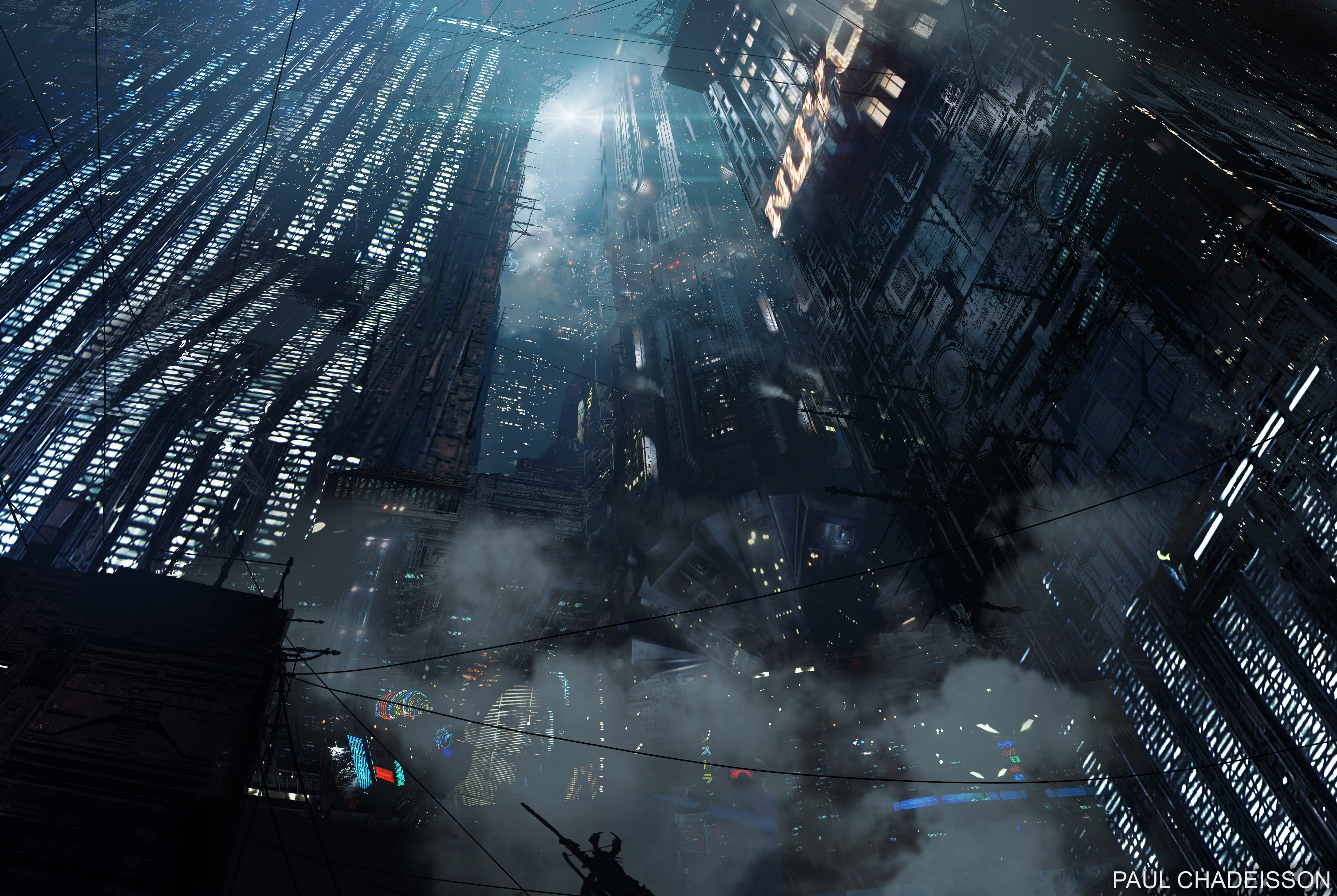 5000x3352 High rise buildings, Blade Runner movies HD wallpaper