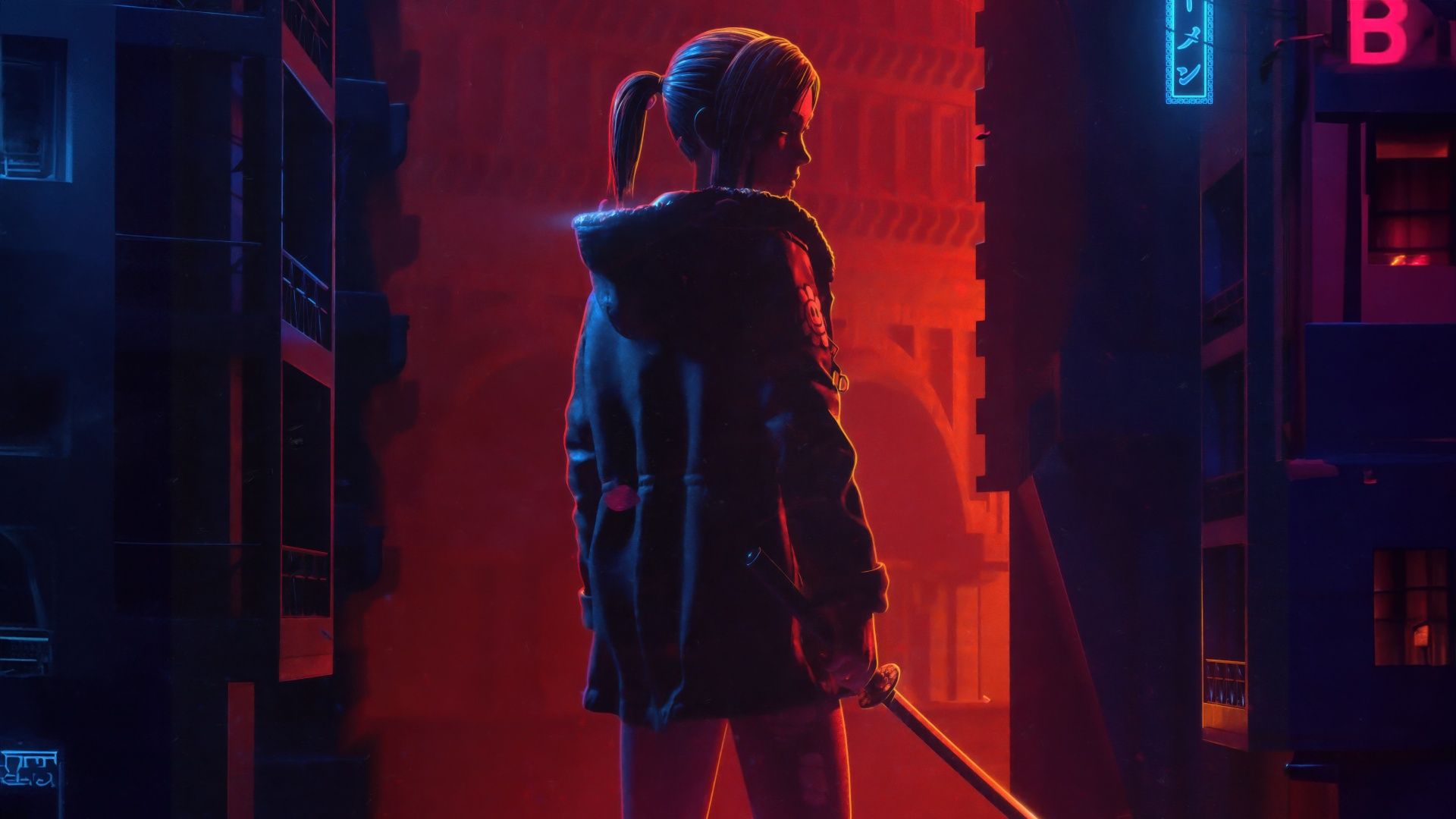 1920x1080 Elle (Blade Runner) Wallpaper 4K, 5K, Blade Runner: Black Lotus