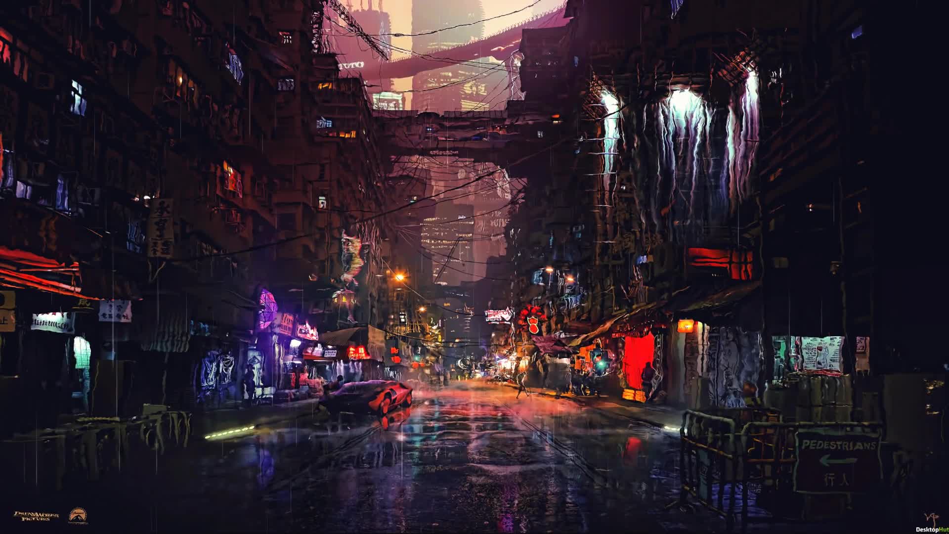 1920x1080 Cyberpunk Blade Runner Street Live Wallpaper