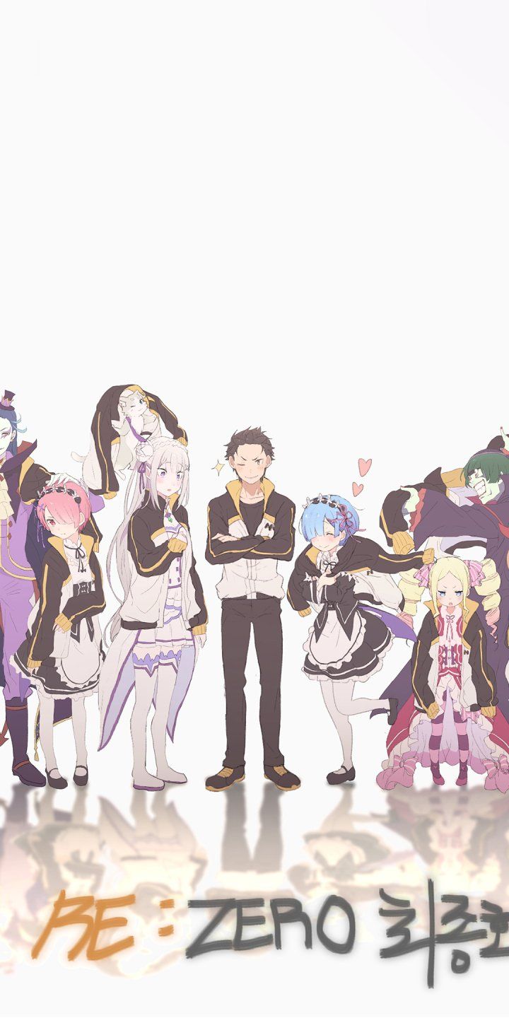 720x1440 Download Anime Re:Zero Life In Another World Phone Wallpaper