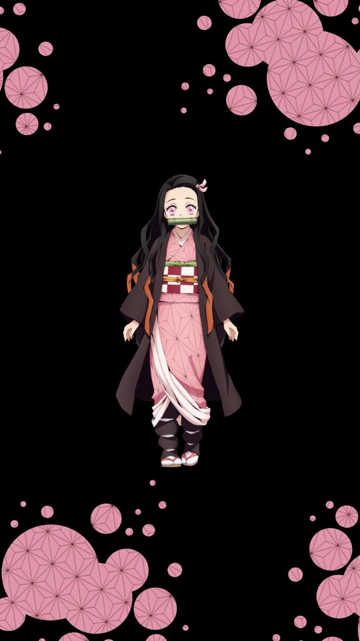736x1308 Nezuko kamado demon slayer wallpaper