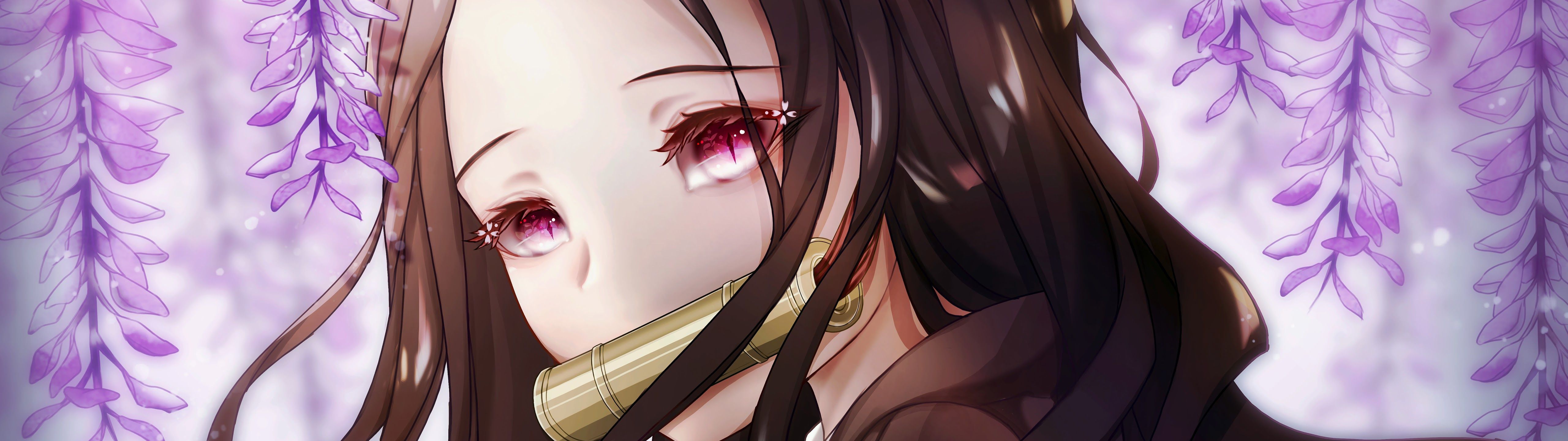 5120x1440 Demon Slayer, Nezuko, Possible To Make Background OLED Natural Black?