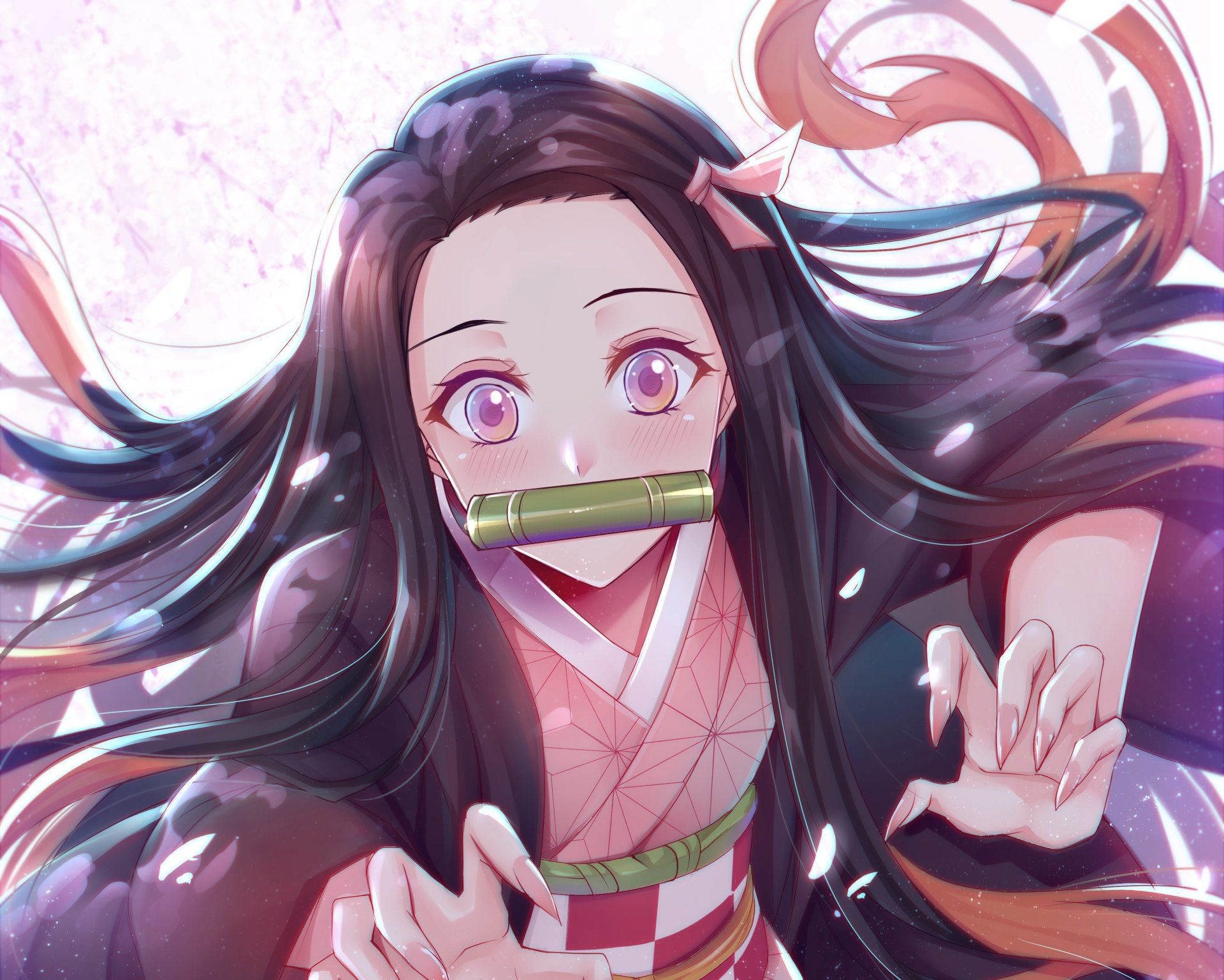 1920x1538 Nezuko Kamado HD Wallpaper Slayer: Kimetsu no Yaiba by 谷立x2809