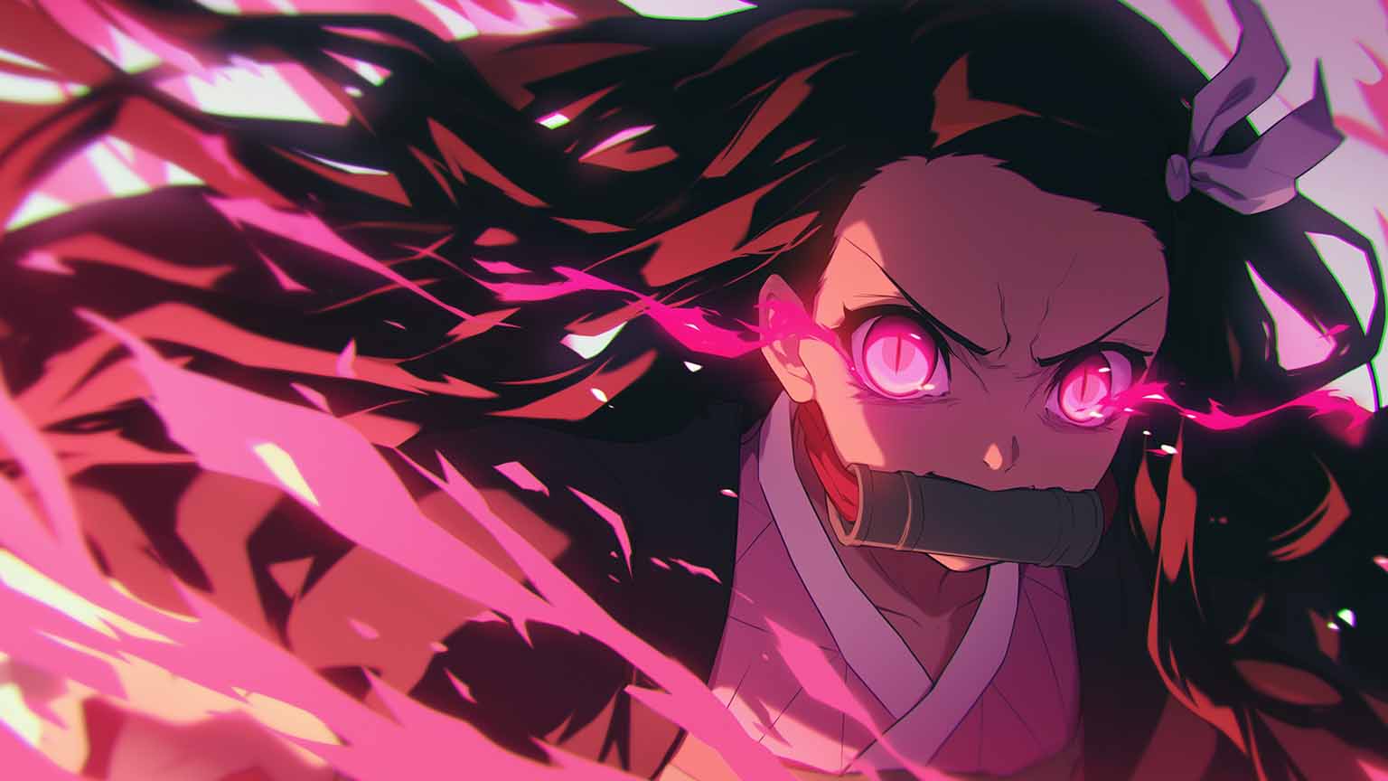 1536x864 Desktop Nezuko Wallpaper