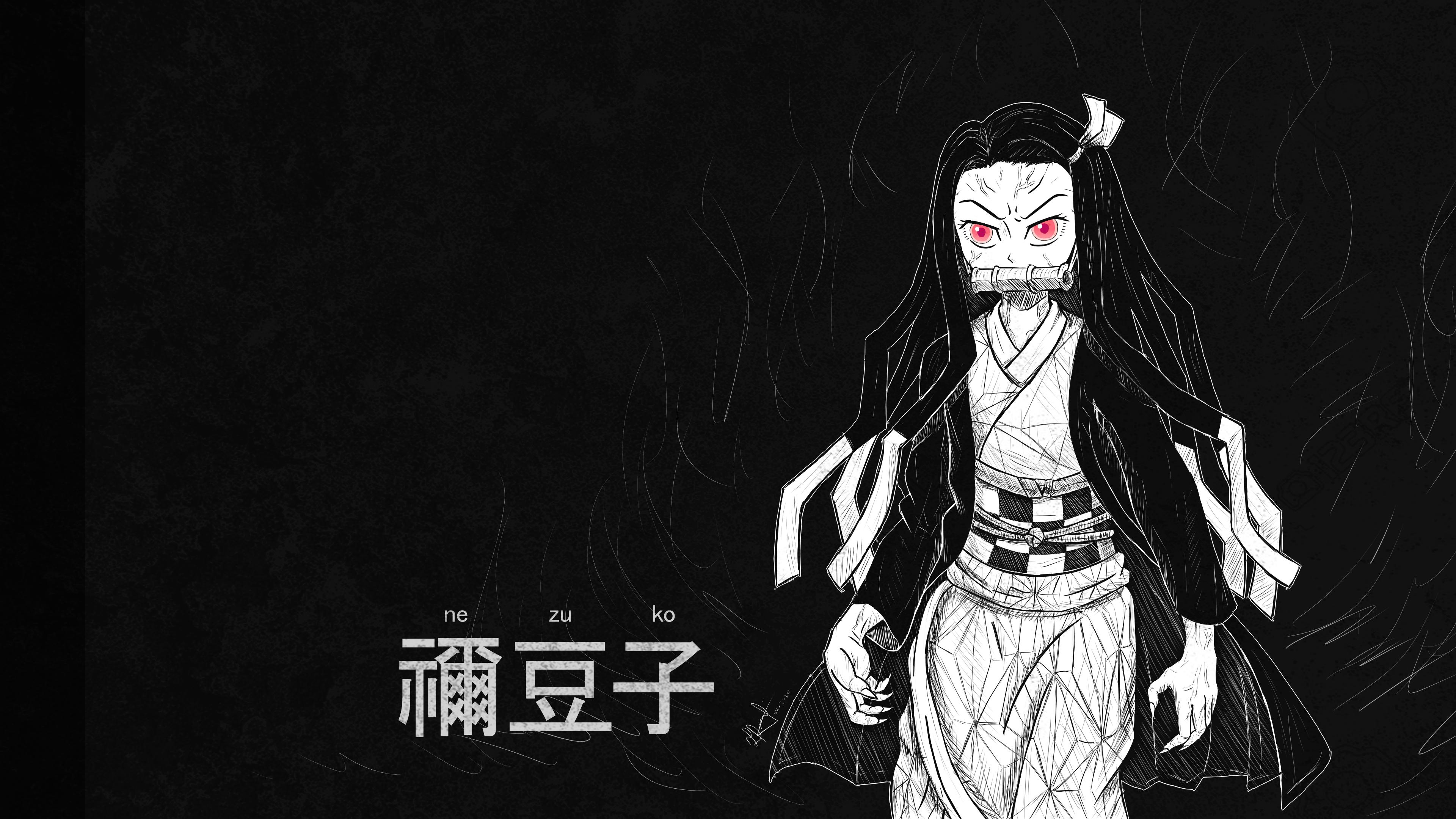 3840x2160 Nezuko 4k Laptop Wallpaper