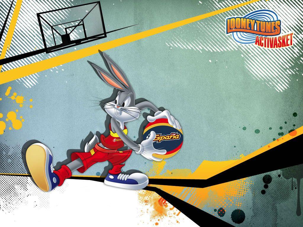 1024x768 Bugs bunny basket HD cartoon wallpaper picture, Bugs bunny basket