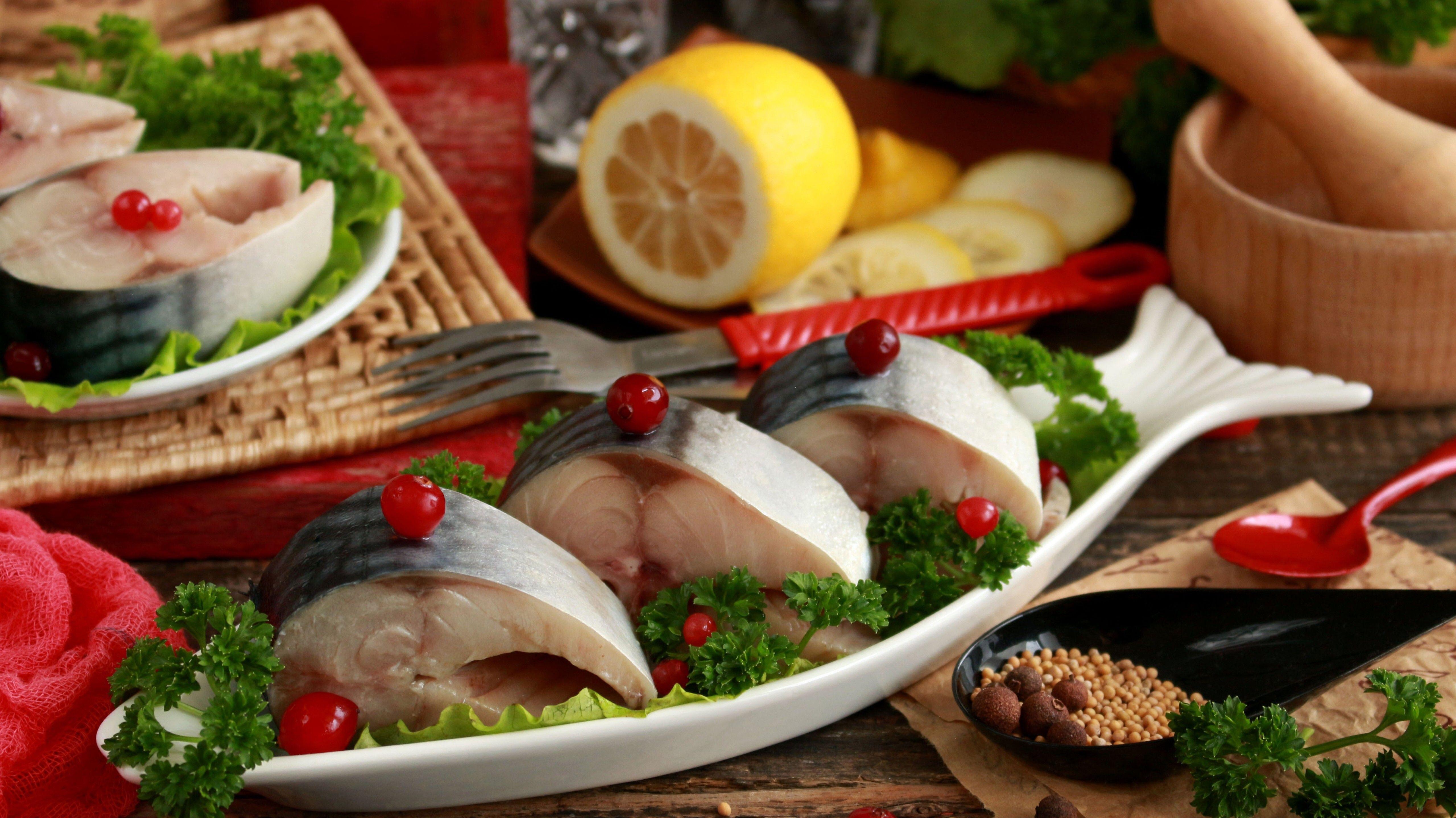 5120x2880 American Fish Food Dish 5K
