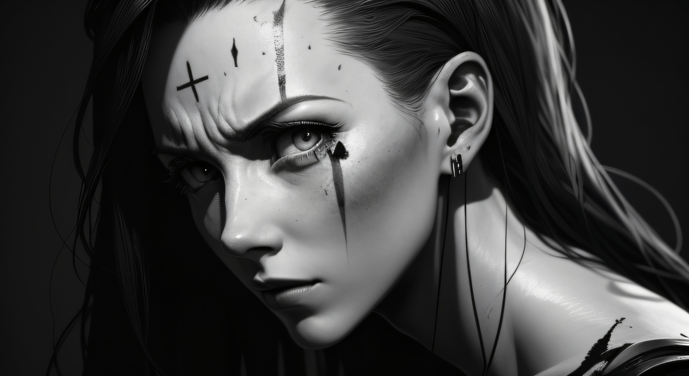 2816x1536 4k Desktop Black And White Wallpaper