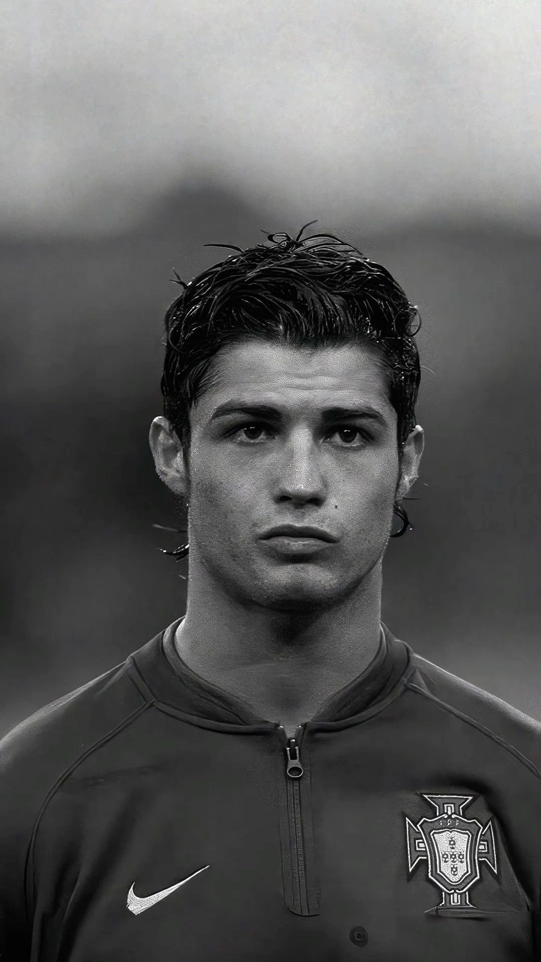 1080x1920 Ronaldo Black and White