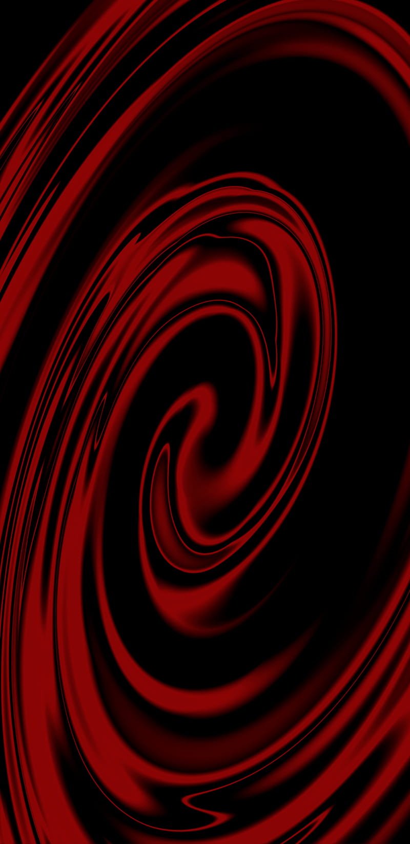 800x1644 Spiral, twisted, red, black, HD phone wallpaper
