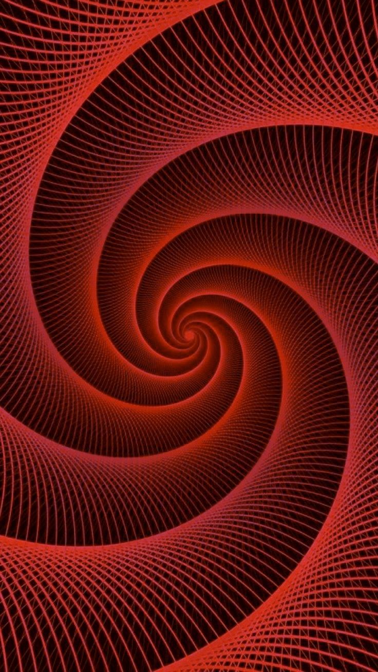 736x1308 Abstract Red and Black Spiral Wallpaper. Digital red spiral design, Red spiral background hd, Red spiral 3D design