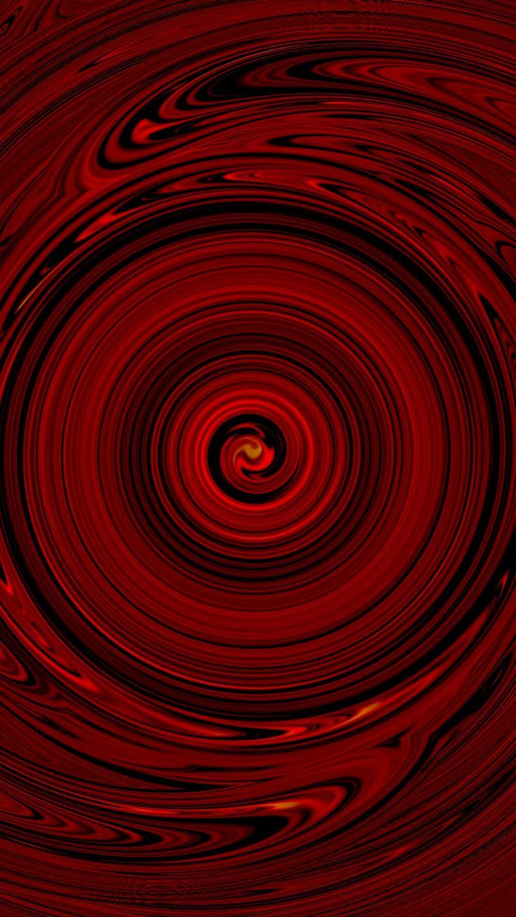736x1309 Abstract Red and Black Swirls Wallpaper. Red spiral wallpaper, Spiral red background, Dark red spiral