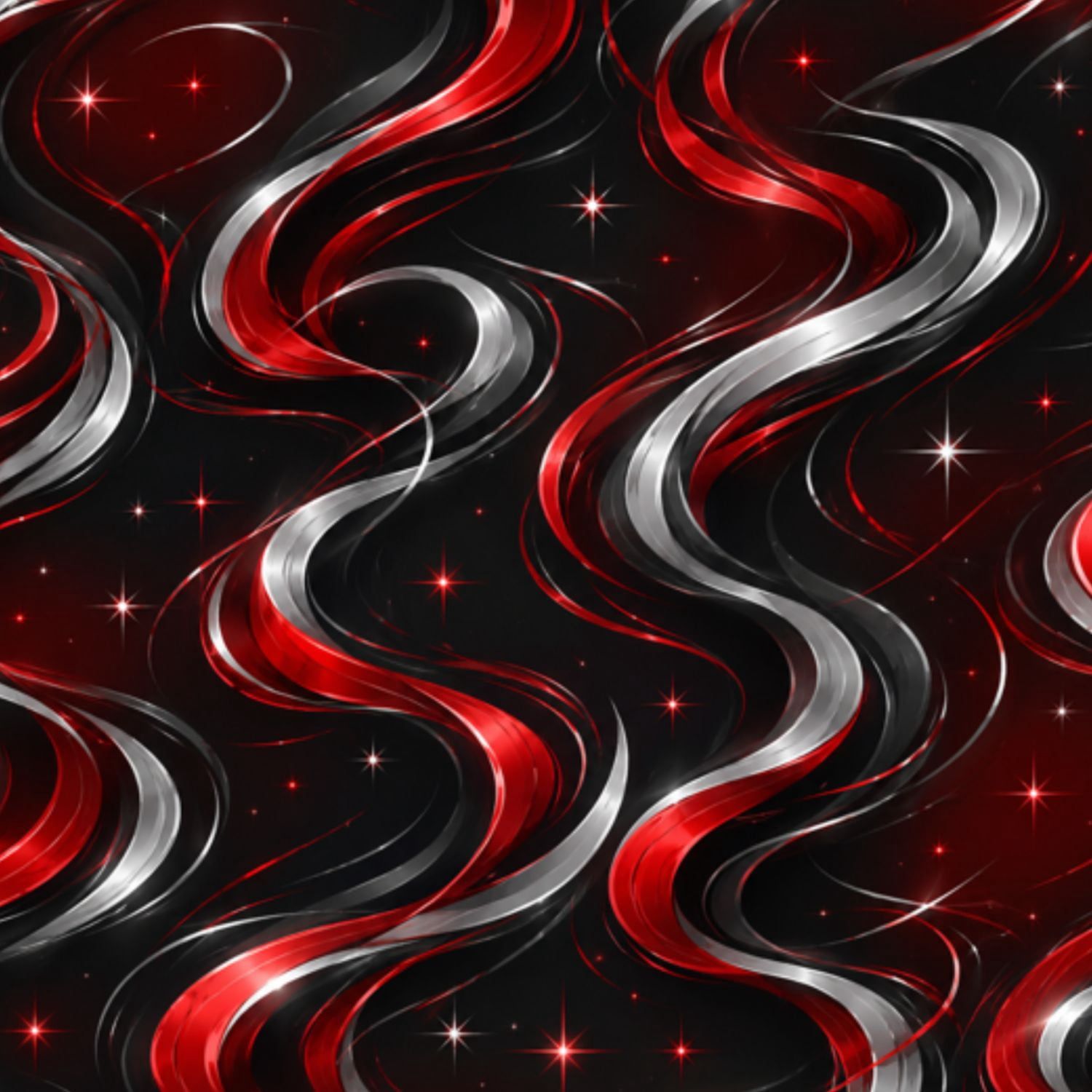 1500x1500 Peel and Stick Wallpaper Abstract Red Black Spiral Glossy Metallic Finish Wall Mural 17.7in x 9.8ft Self Adhesive Removable Wall Paper Renter Friendly Wallpaper for Bedroom