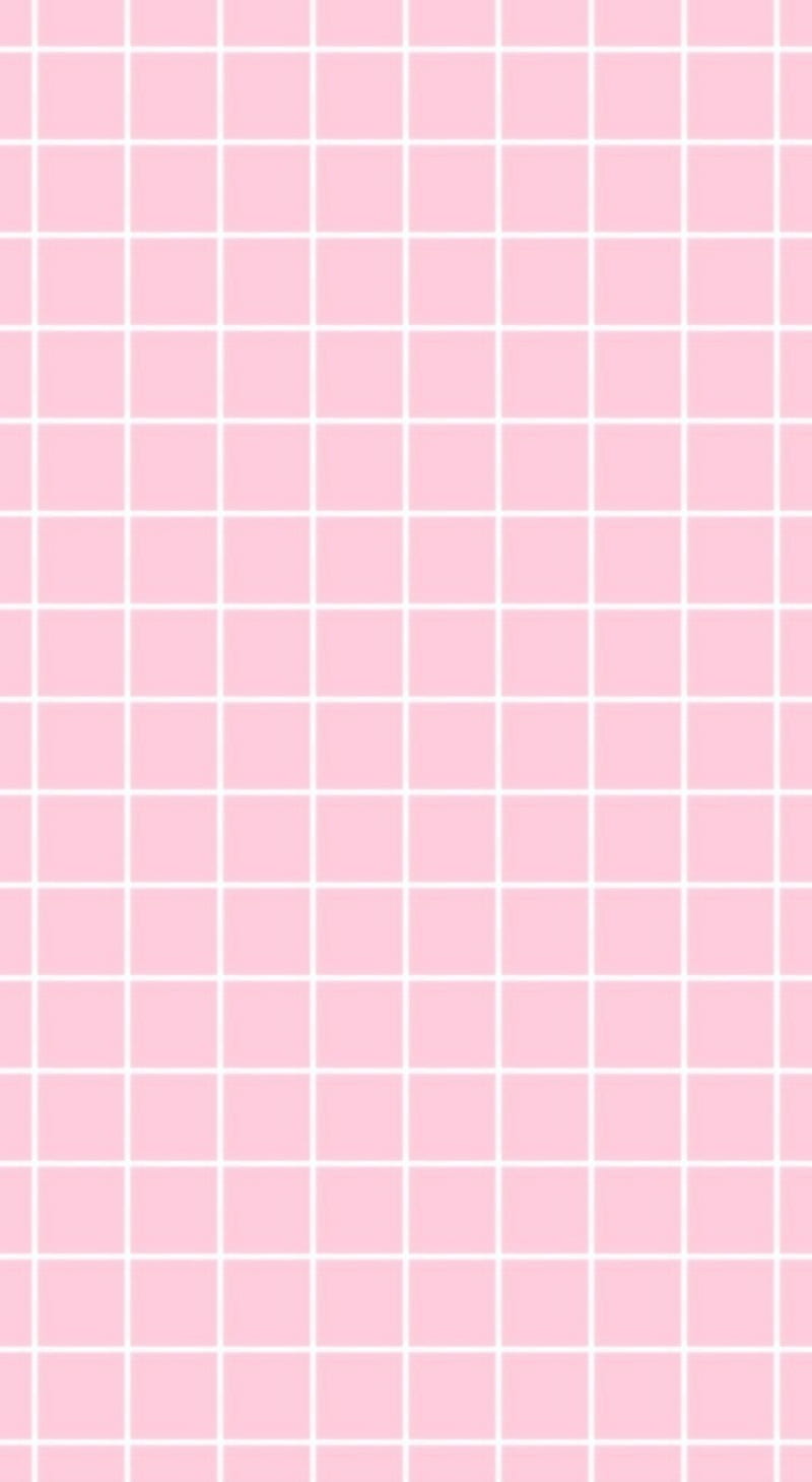 800x1459 Pink grid, aesthetic, HD phone wallpaper