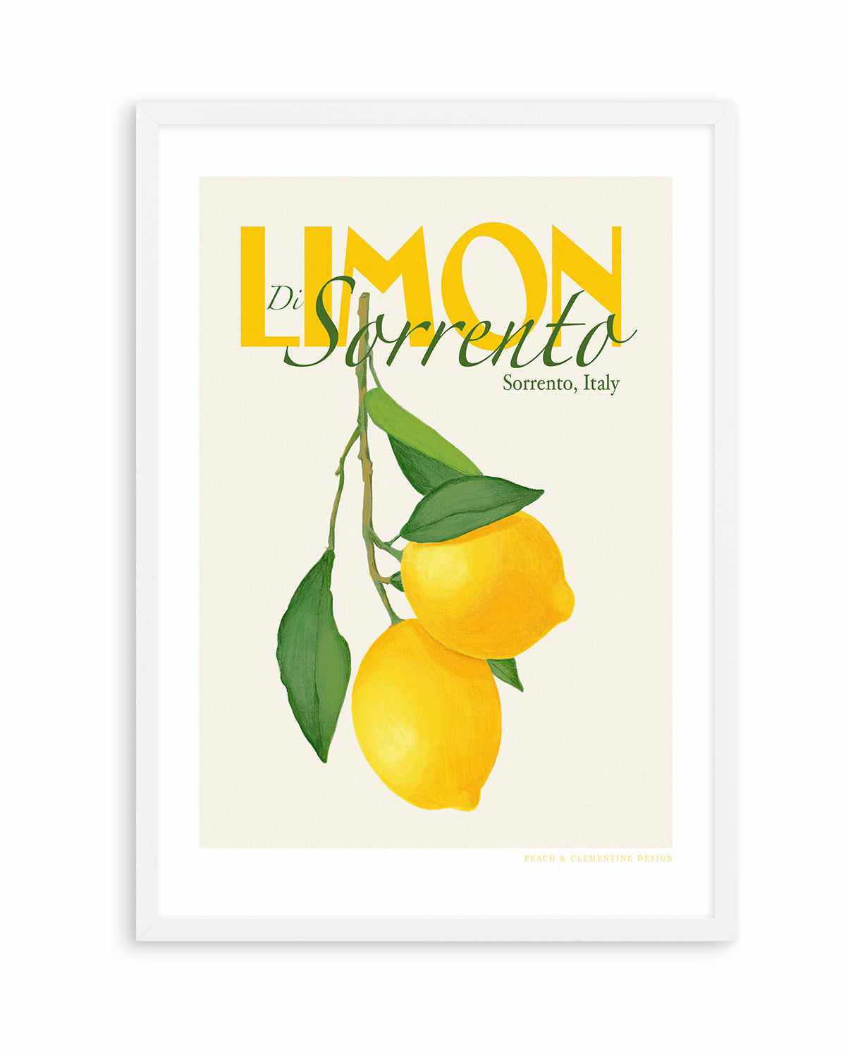 1200x1496 Illustration Wall Art Print. Limon Di Sorrento Jenny
