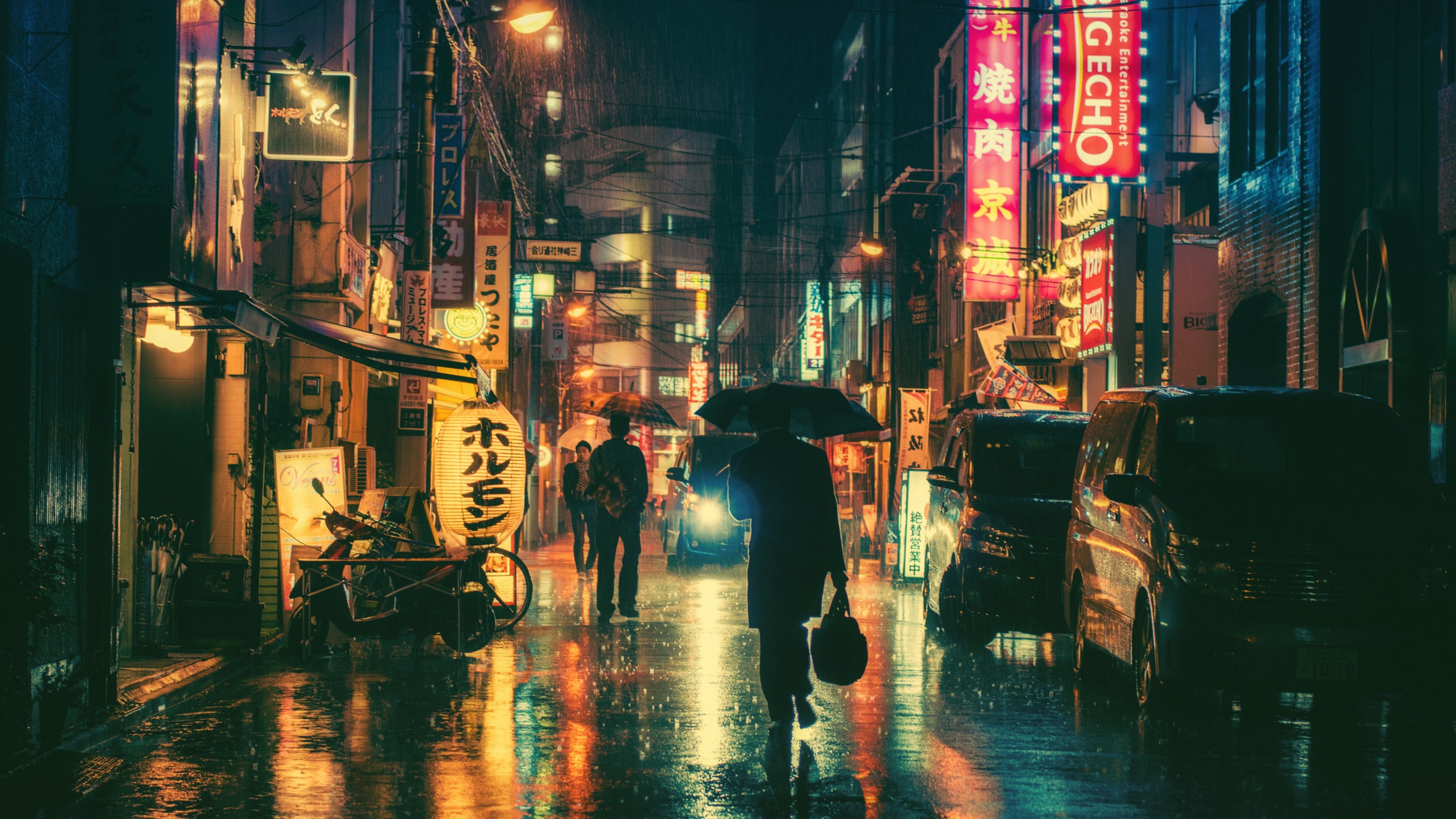 3840x2160 Tokyo While It Sleeps