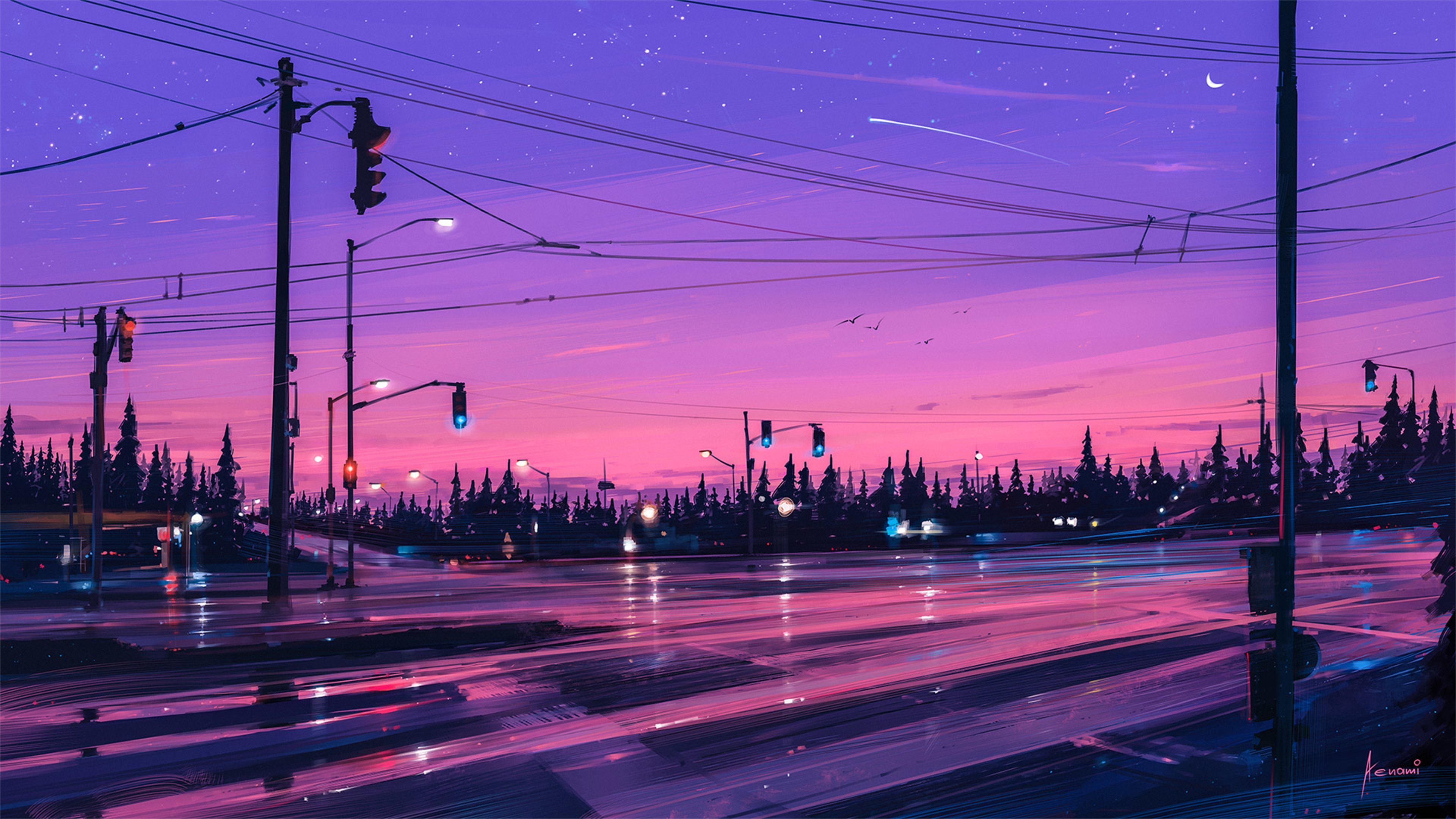 3840x2160 4k Pink Desktop Wallpaper