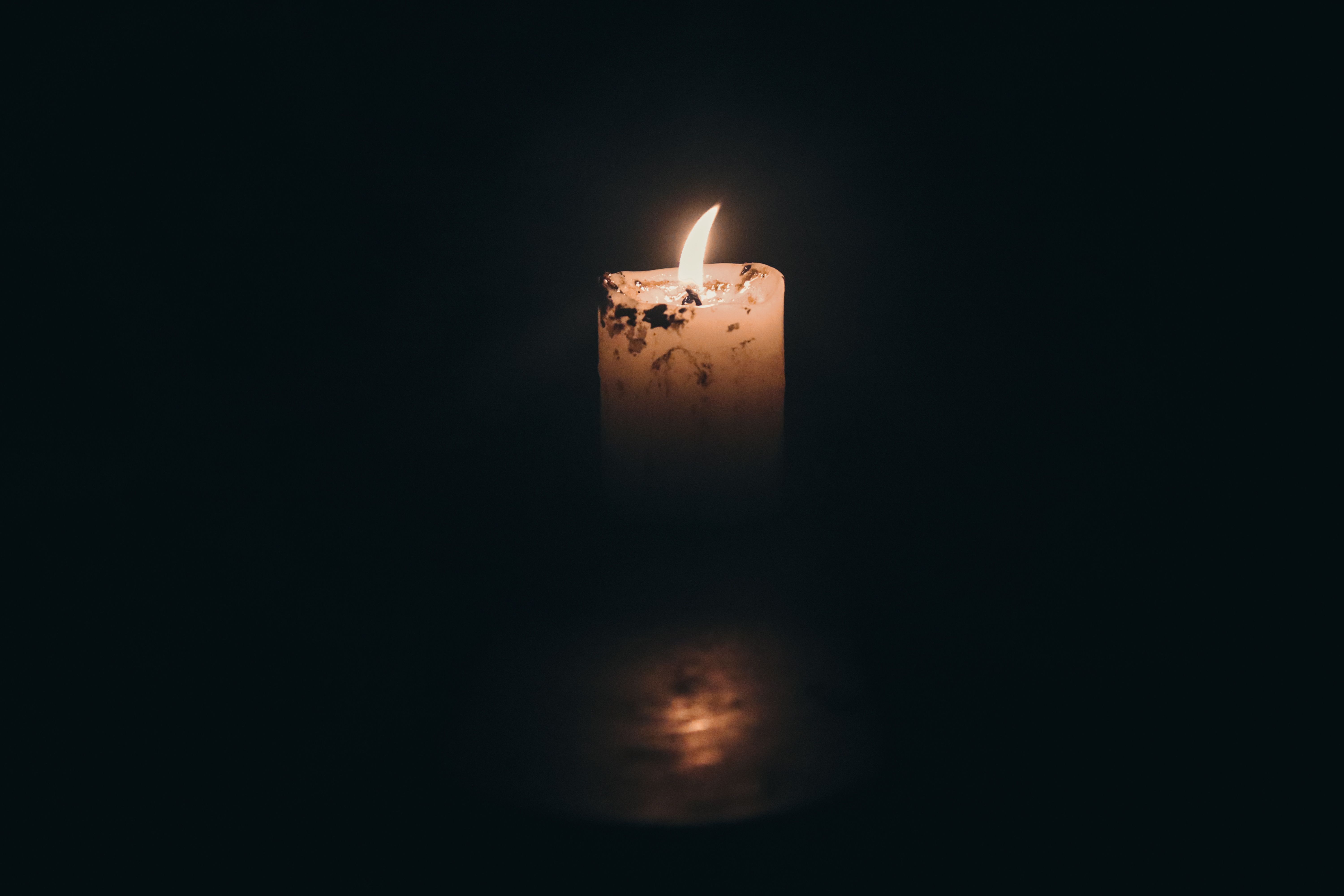 6000x4000 Candle with Flame · Free