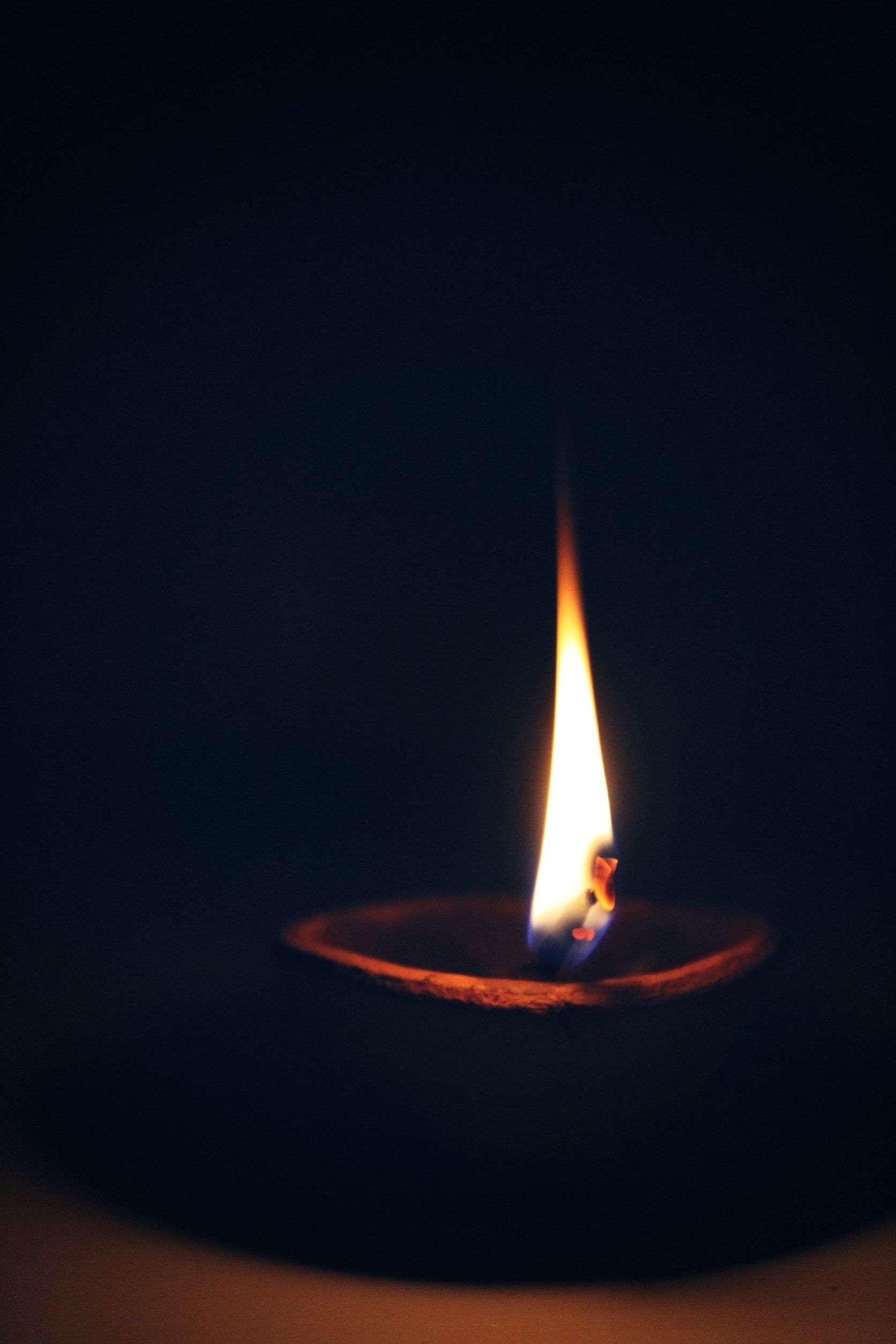 1672x2508 Free photo: Candle With Light, Burn, Burning