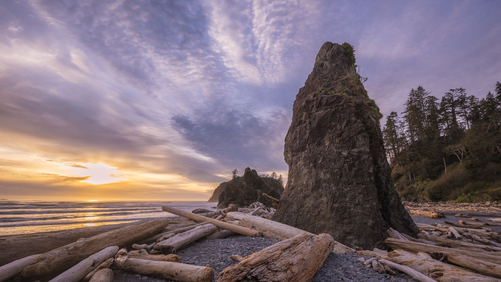 1920x1080 Ruby Beach in Washington state named one of world's 100 best beaches