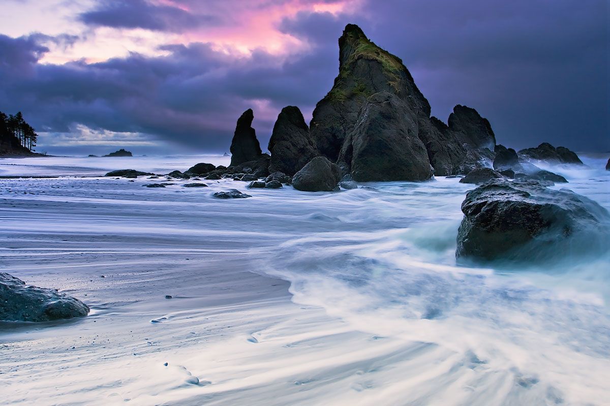 1200x799 Sunset Ruby Beach. Ruby Beach, Washington