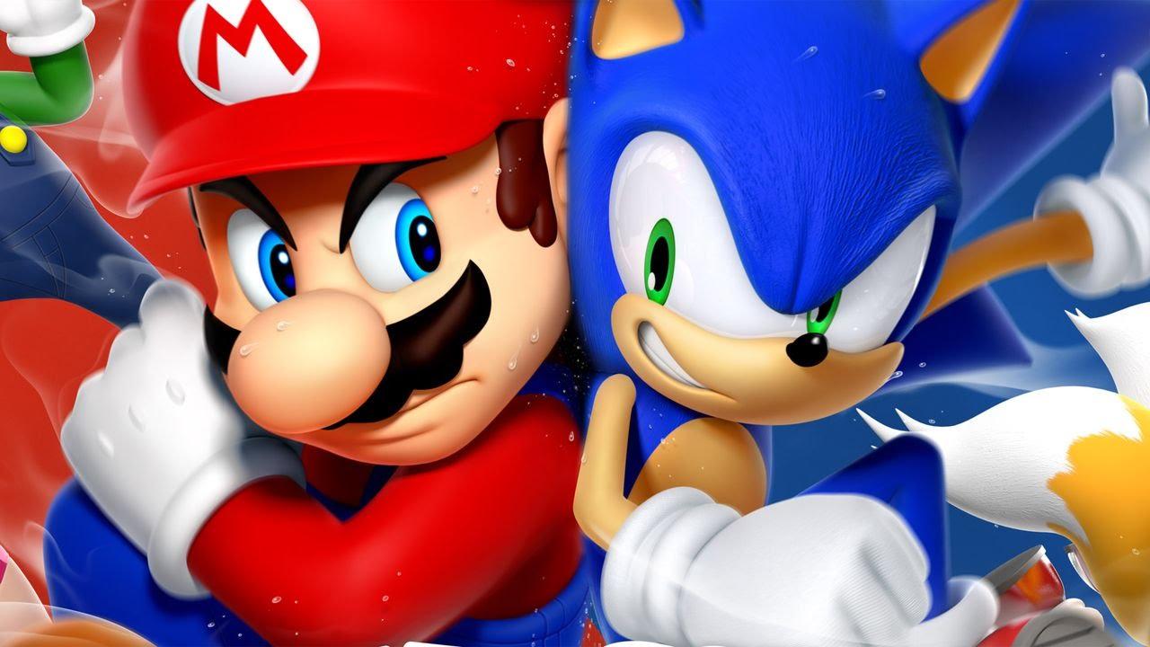1280x720 Sonic Vs Mario Wallpaper