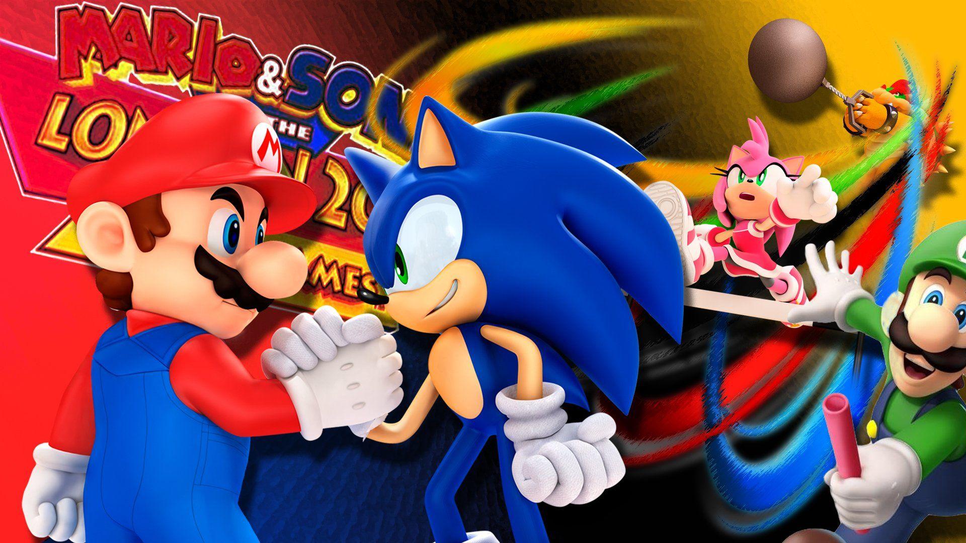 1920x1080 Title Video Game Mario & Sonic At The London Says The N Word HD Wallpaper