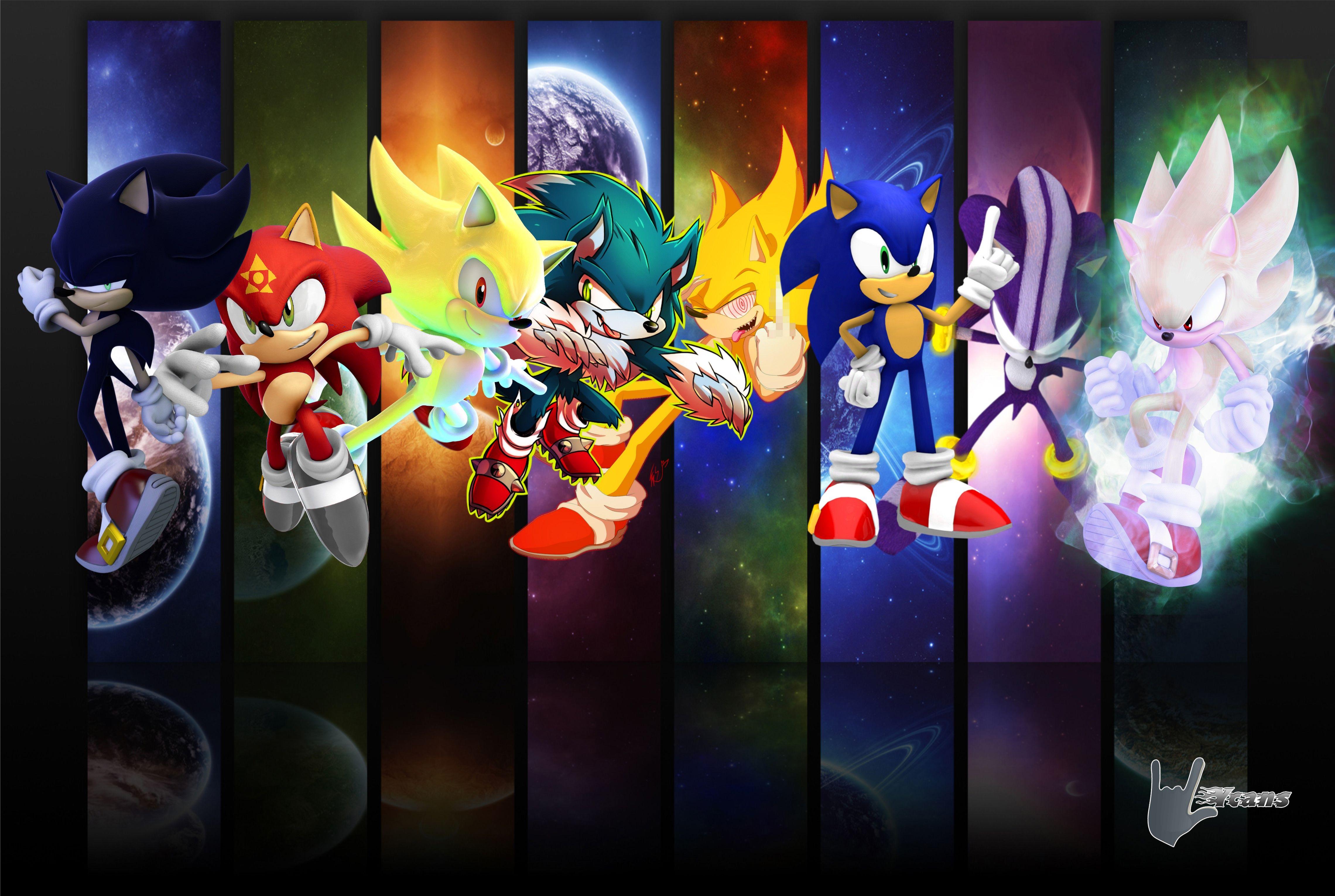 4560x3060 Sonic And Mario Wallpaper