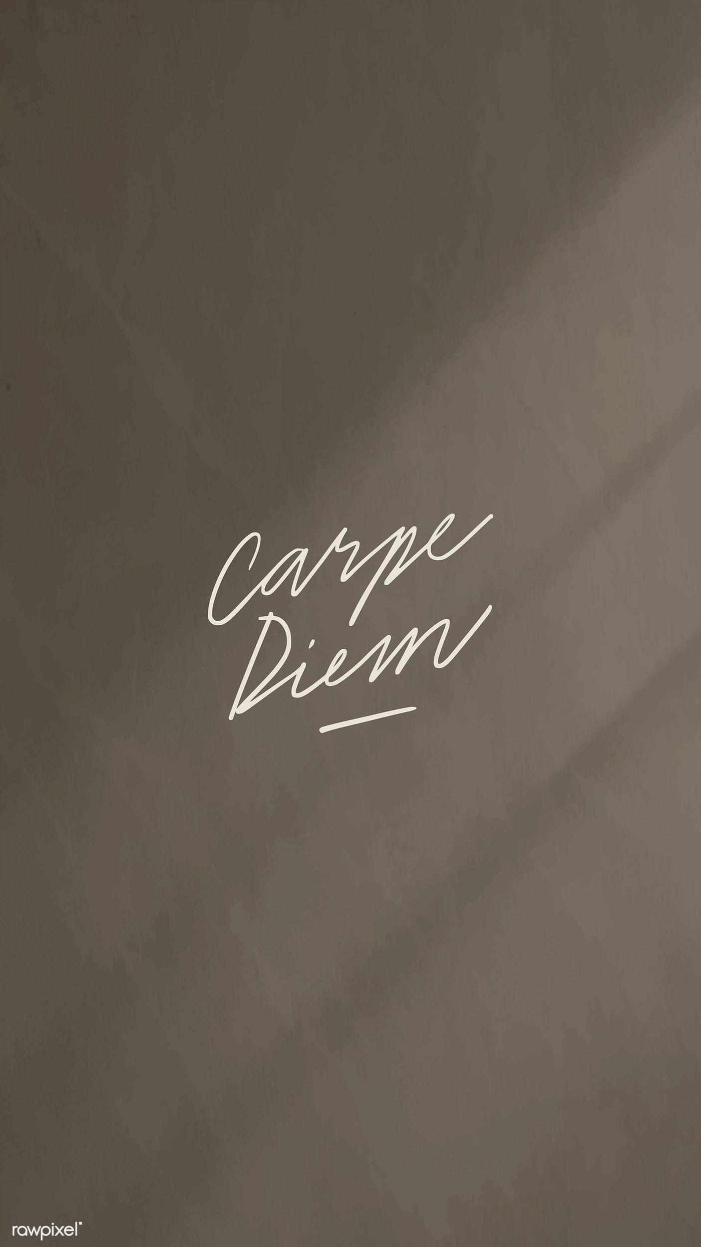 Carpe diem обои