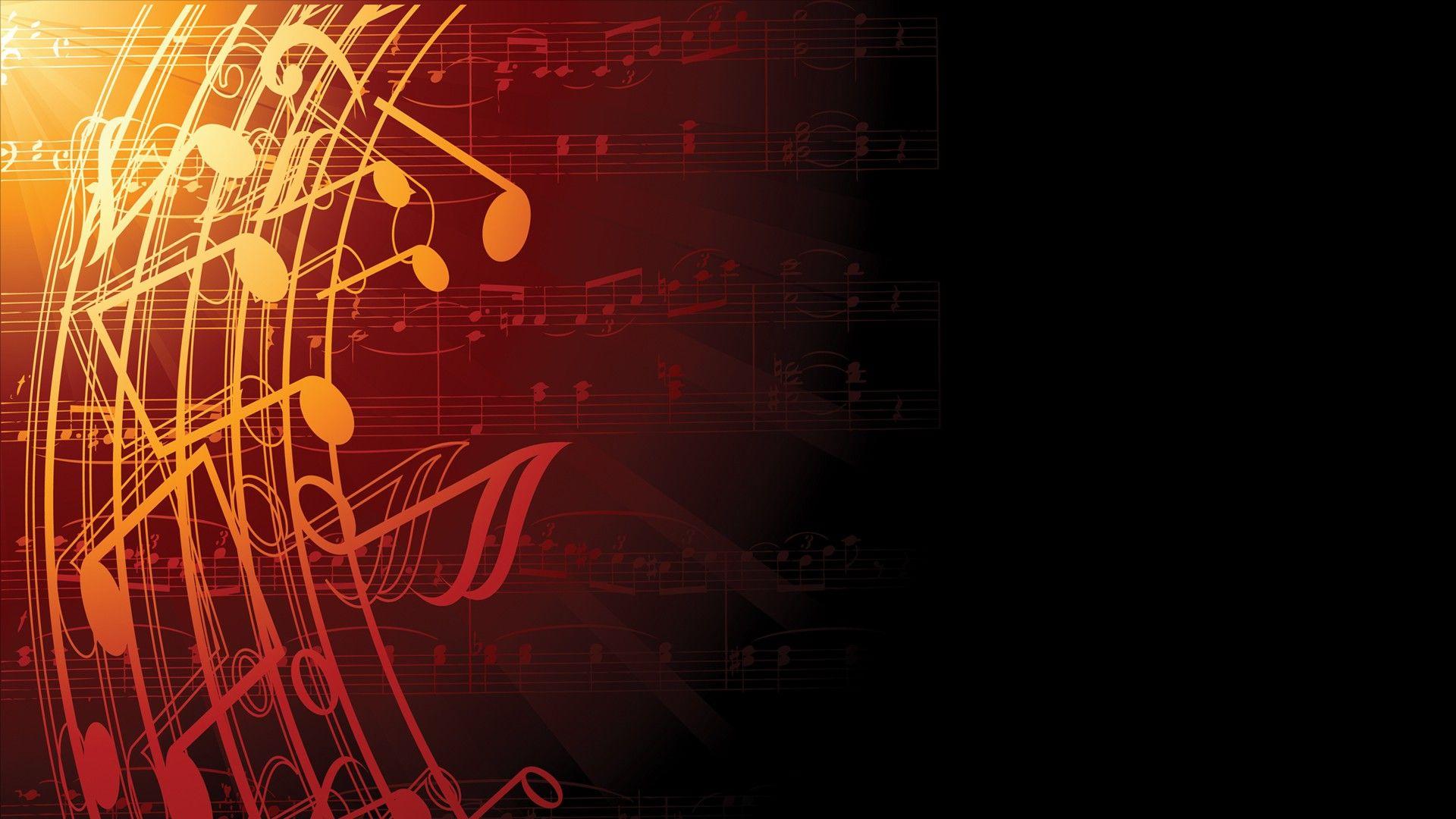1920x1080 classical, graphic art, vector art, music notes wallpaper
