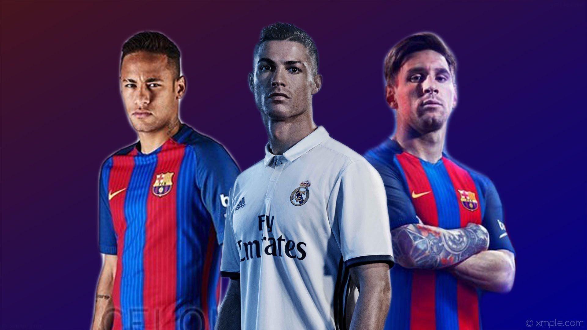 1920x1080 Messi and Neymar Wallpaper background picture