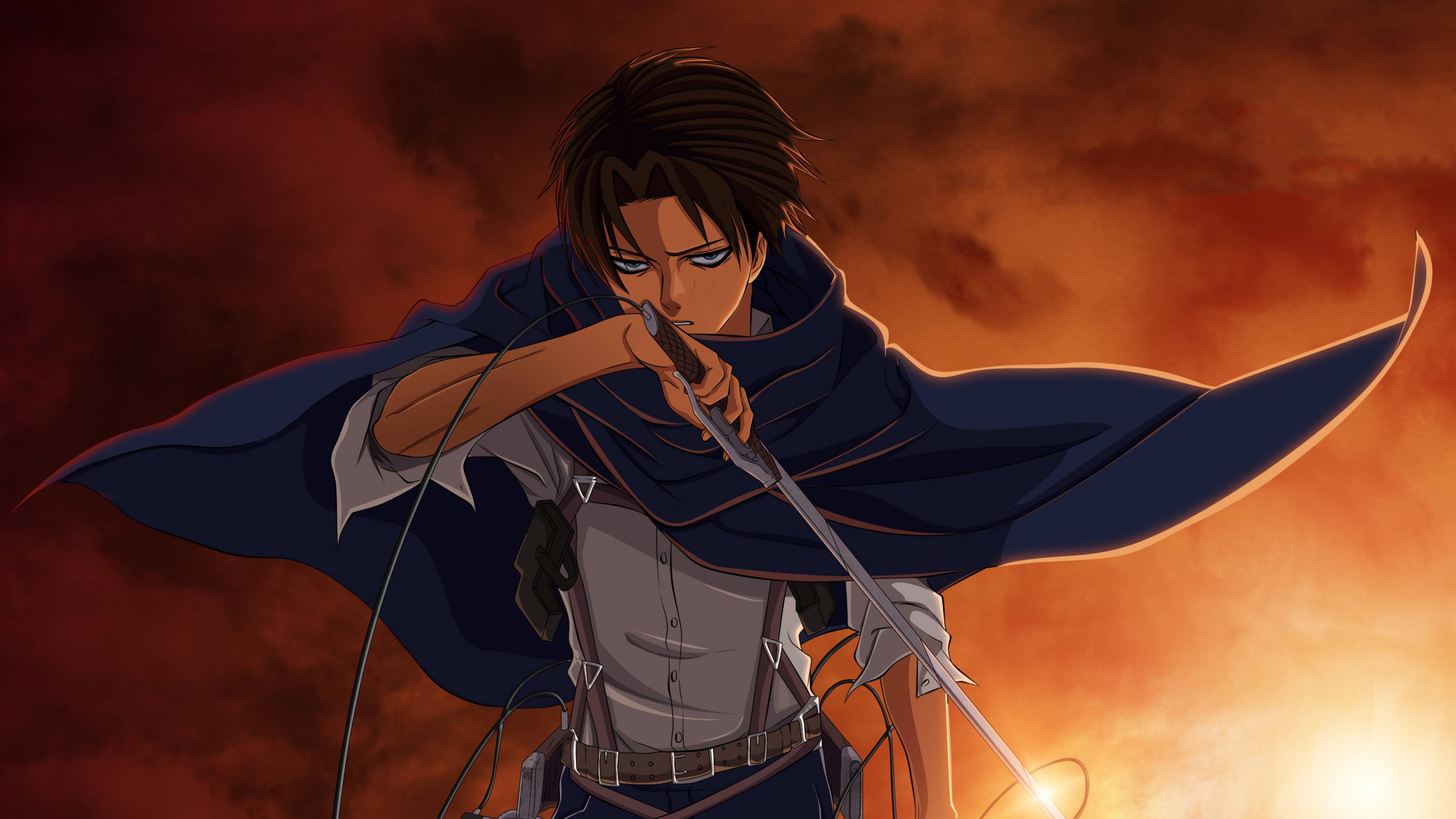 3840x2160 Levi Ackerman Attack on Titan 4K Wallpaper, HD Anime 4K Wallpaper, Image, Photo and Background