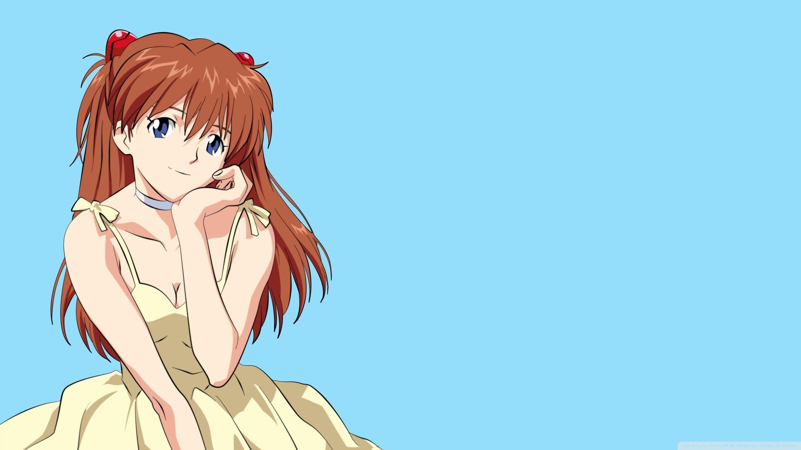 2560x1440 Neon Genesis Evangelion Asuka Langley I Ultra HD Desktop Background Wallpaper for 4K UHD TV : Tablet