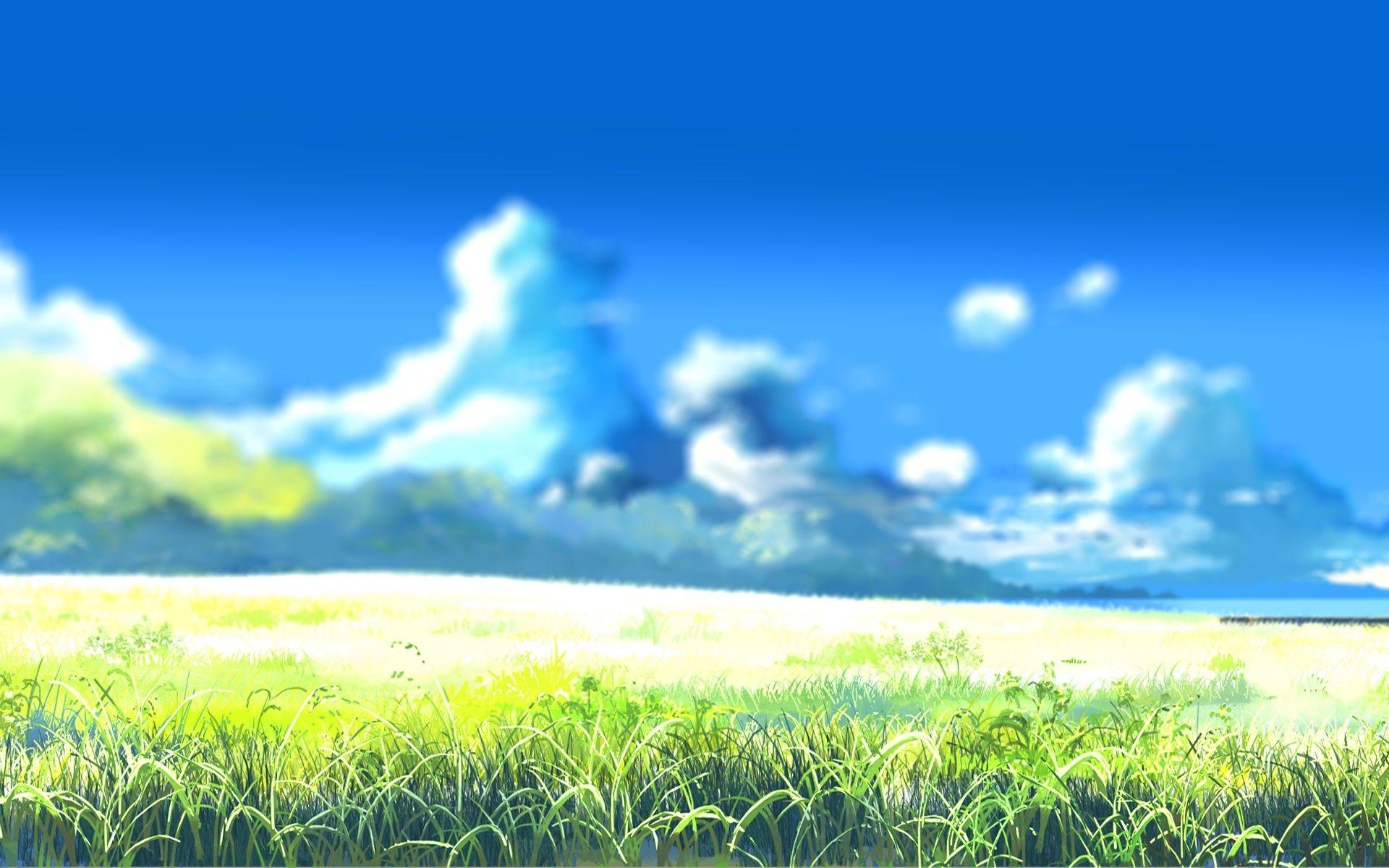 1920x1200 landscape, Nature, Drawing, Blurred Wallpaper HD / Desktop and Mobile Background