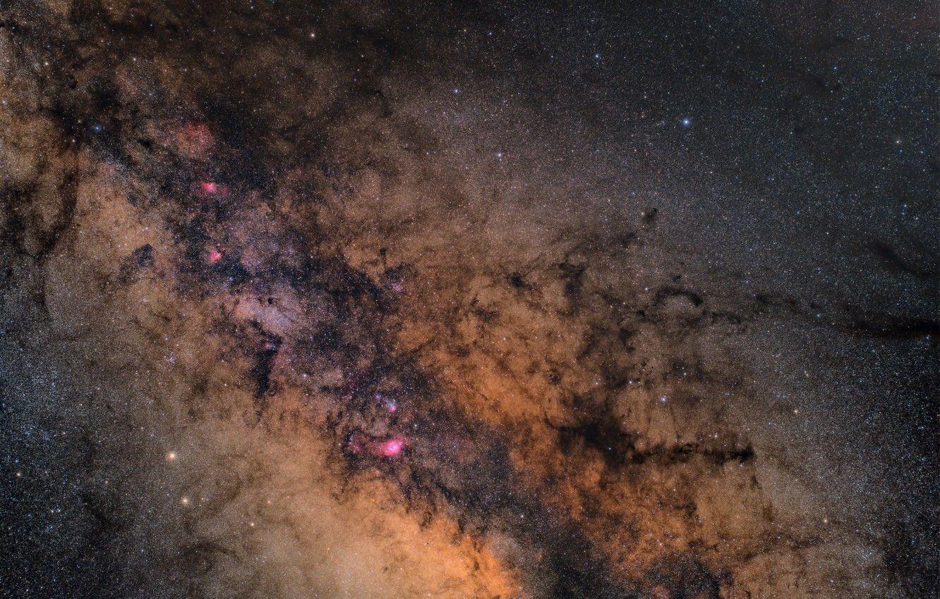 1332x850 Wallpaper galaxy, Solar system, the milky way image for desktop, section космос