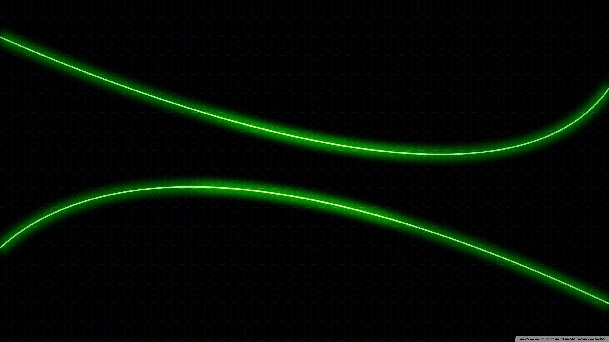 2560x1440 Green and Black Wallpaper background picture