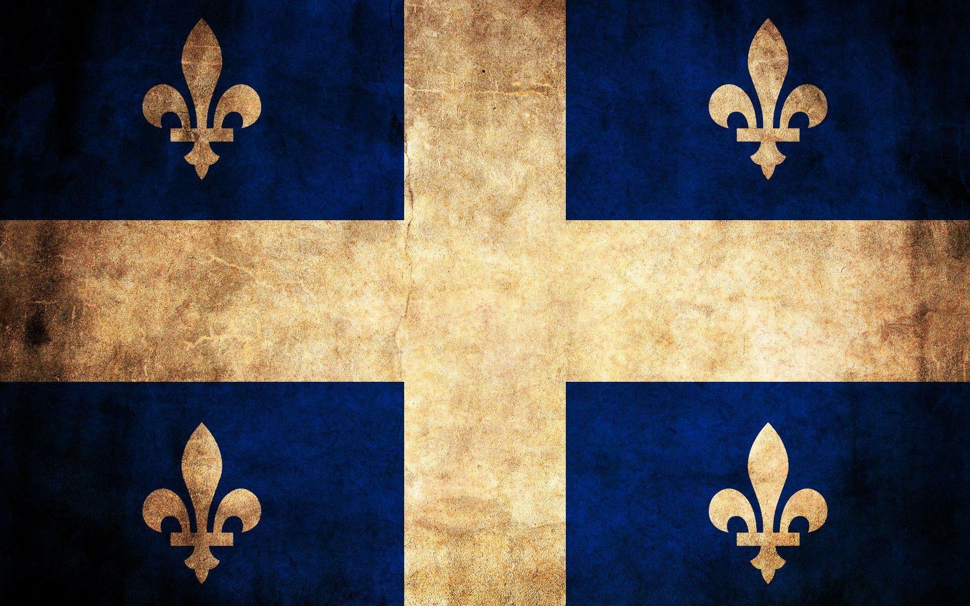 1920x1200 flags, QuÃƒÂ©bec Flag Texture QC Canada Quebec retro vintage