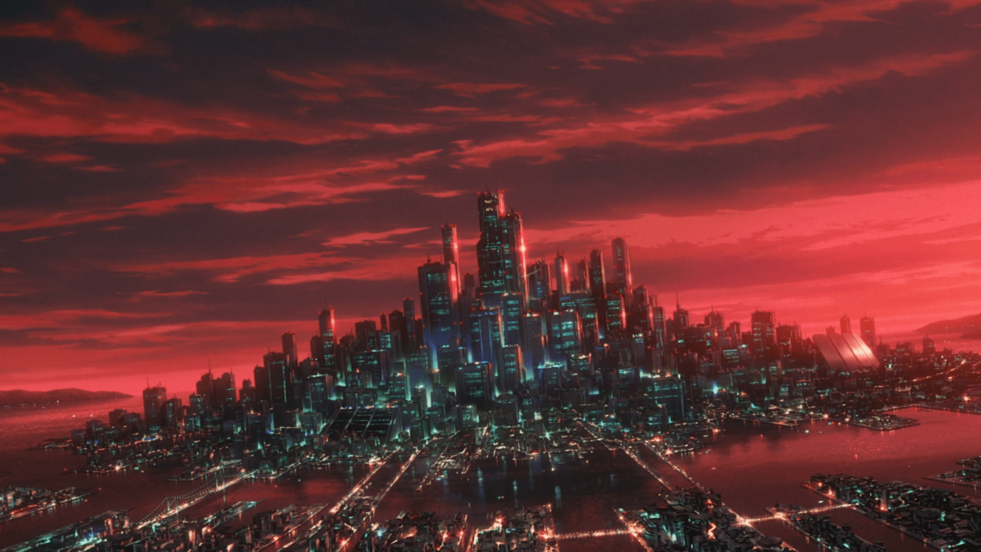 1920x1080 Movie Ghost In The Shell Arise Wallpaper. Ghost in the shell, Cyberpunk city, Futuristic city