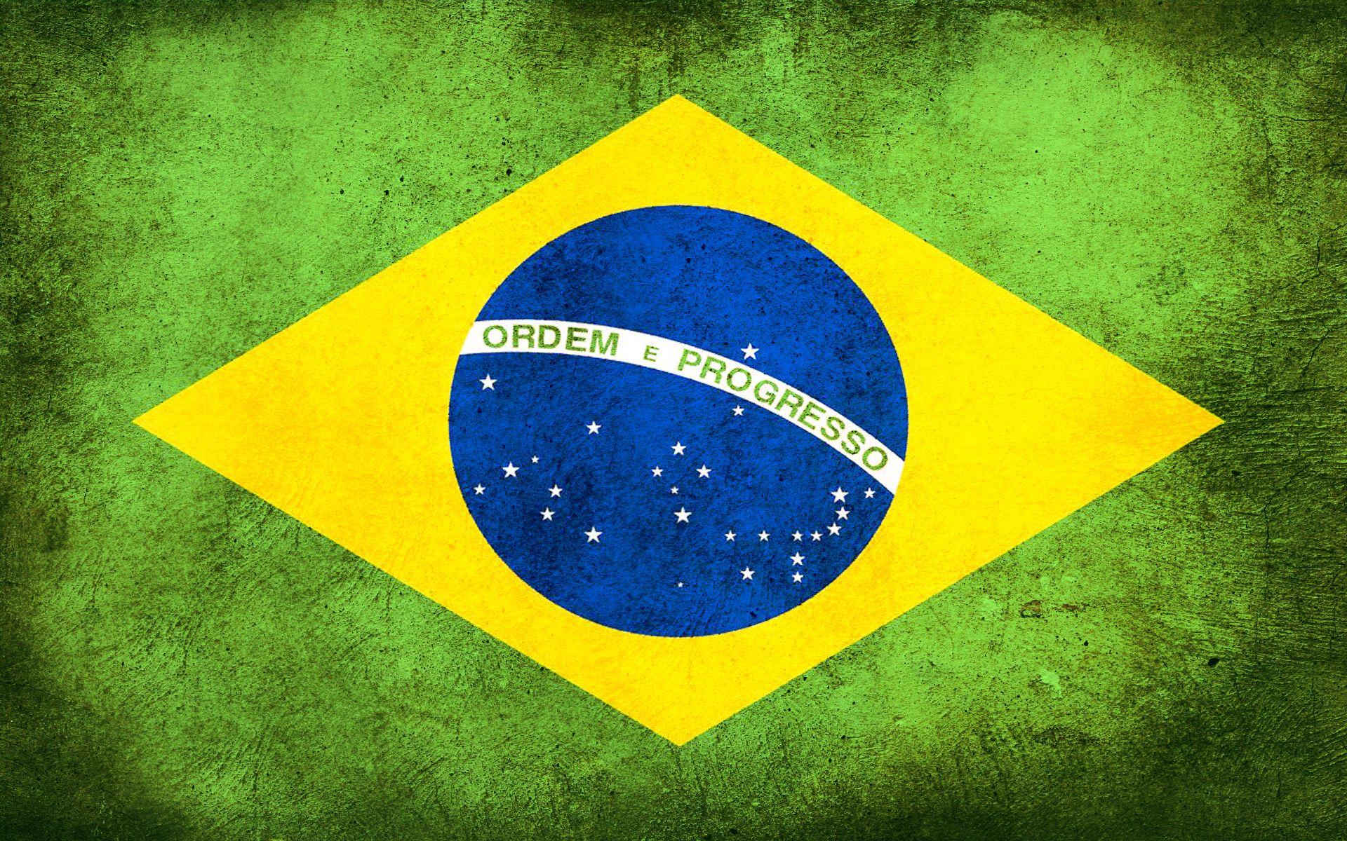 1920x1200 Brazil Vintage Flag