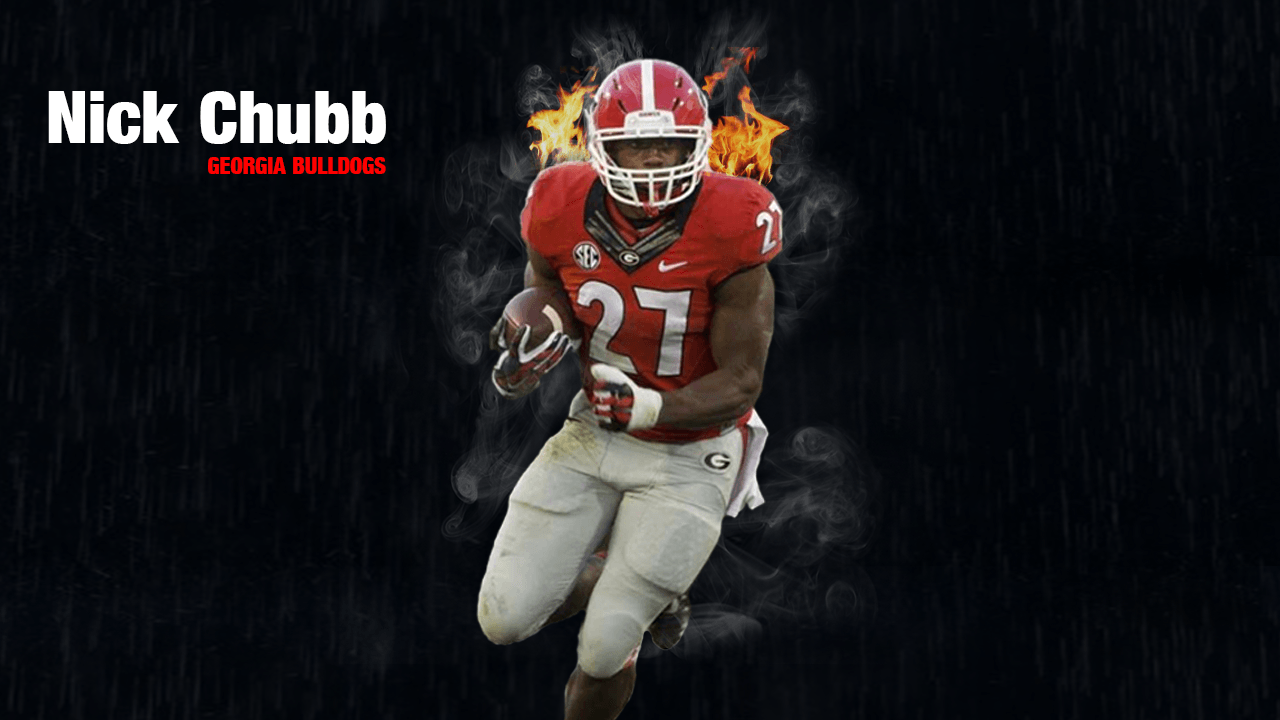 Nick Chubb signed/autographed 16x20 Poster Print Edit – SPORTSCRACK