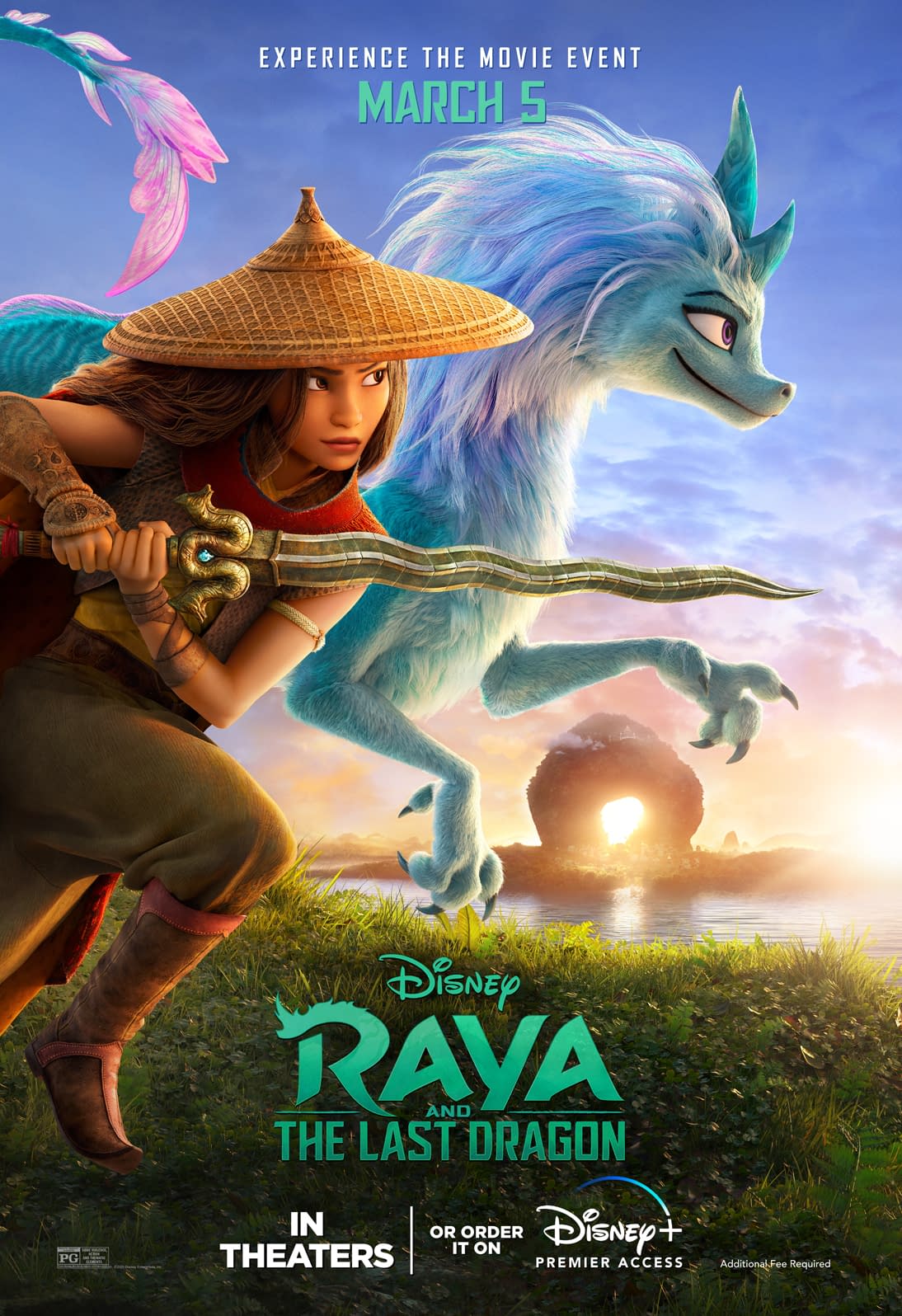 1094x1596 Raya and the Last Dragon: New Trailer, Poster, and Image