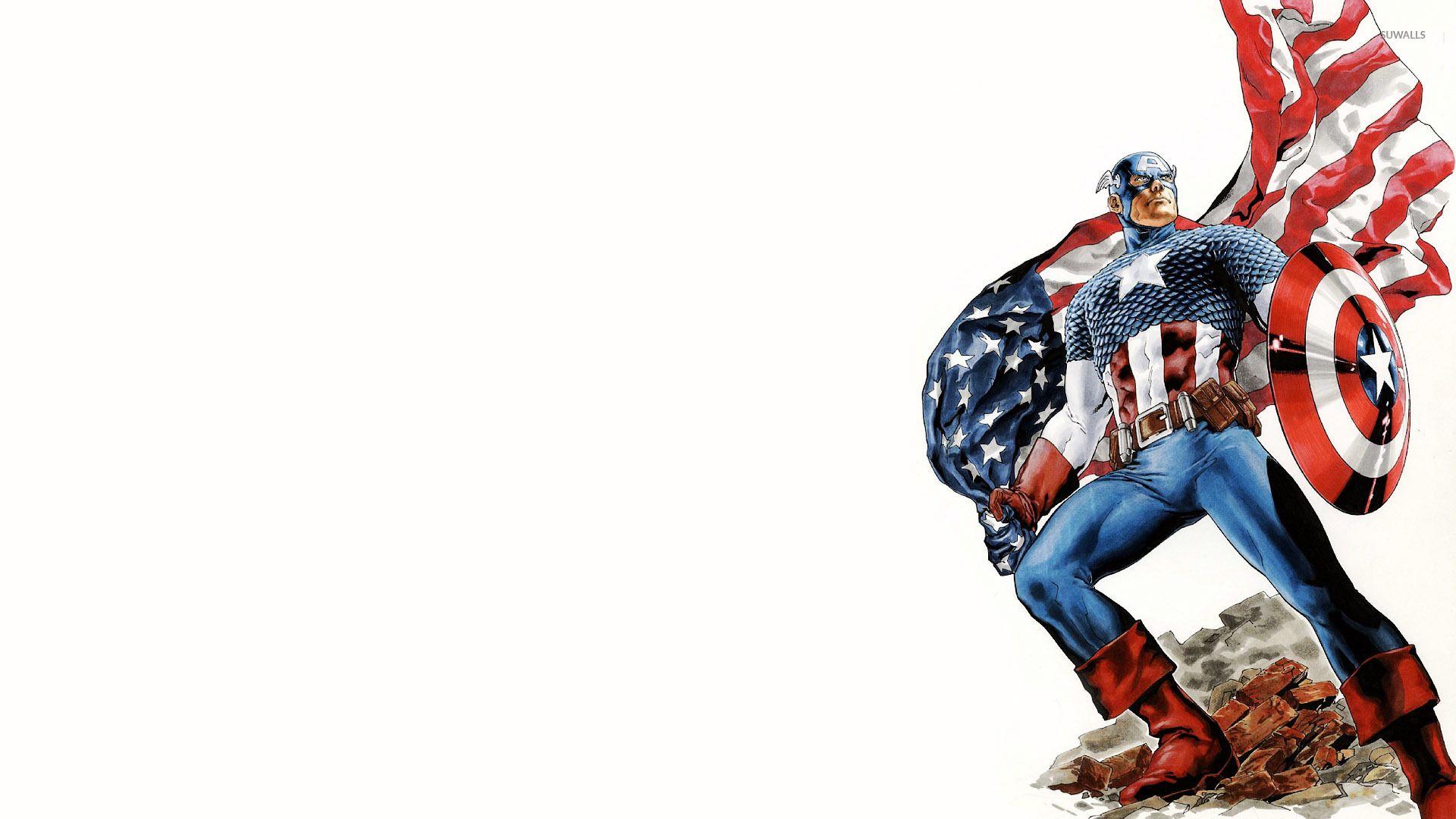 1920x1080 Captain America Comic Wallpaper For Android On Wallpaper America Comic Background