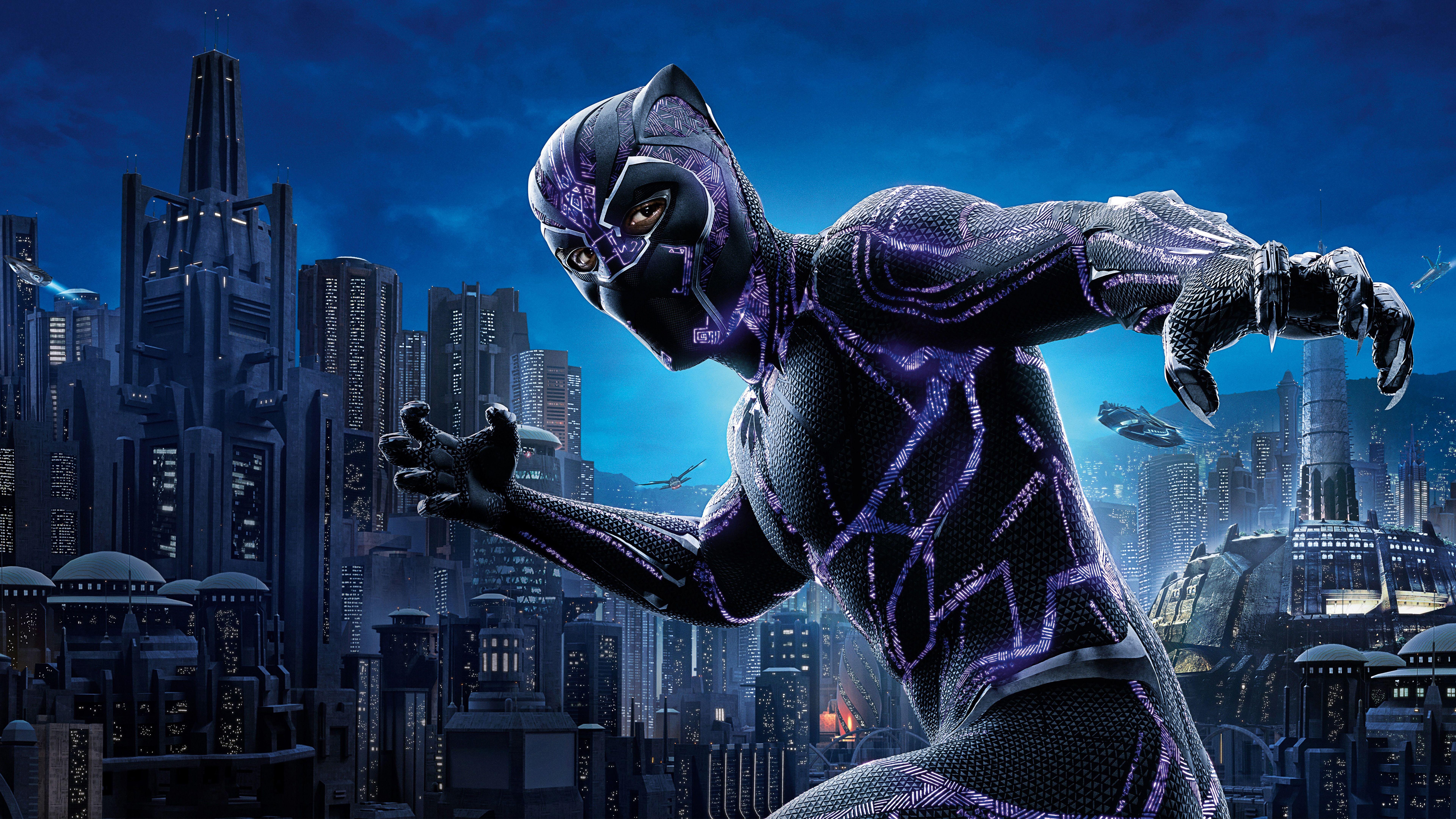 7680x4320 Black Panther Wakanda Movie 2018 8K