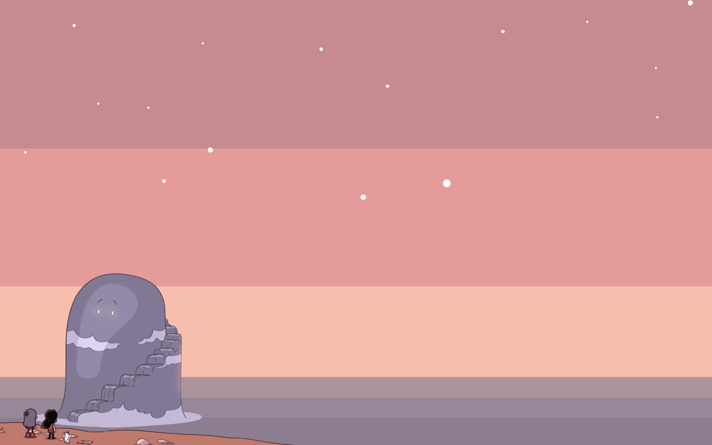 1440x900 Cartoon Characters, Water Spirit, Minimalism Wallpaper Macbook Air