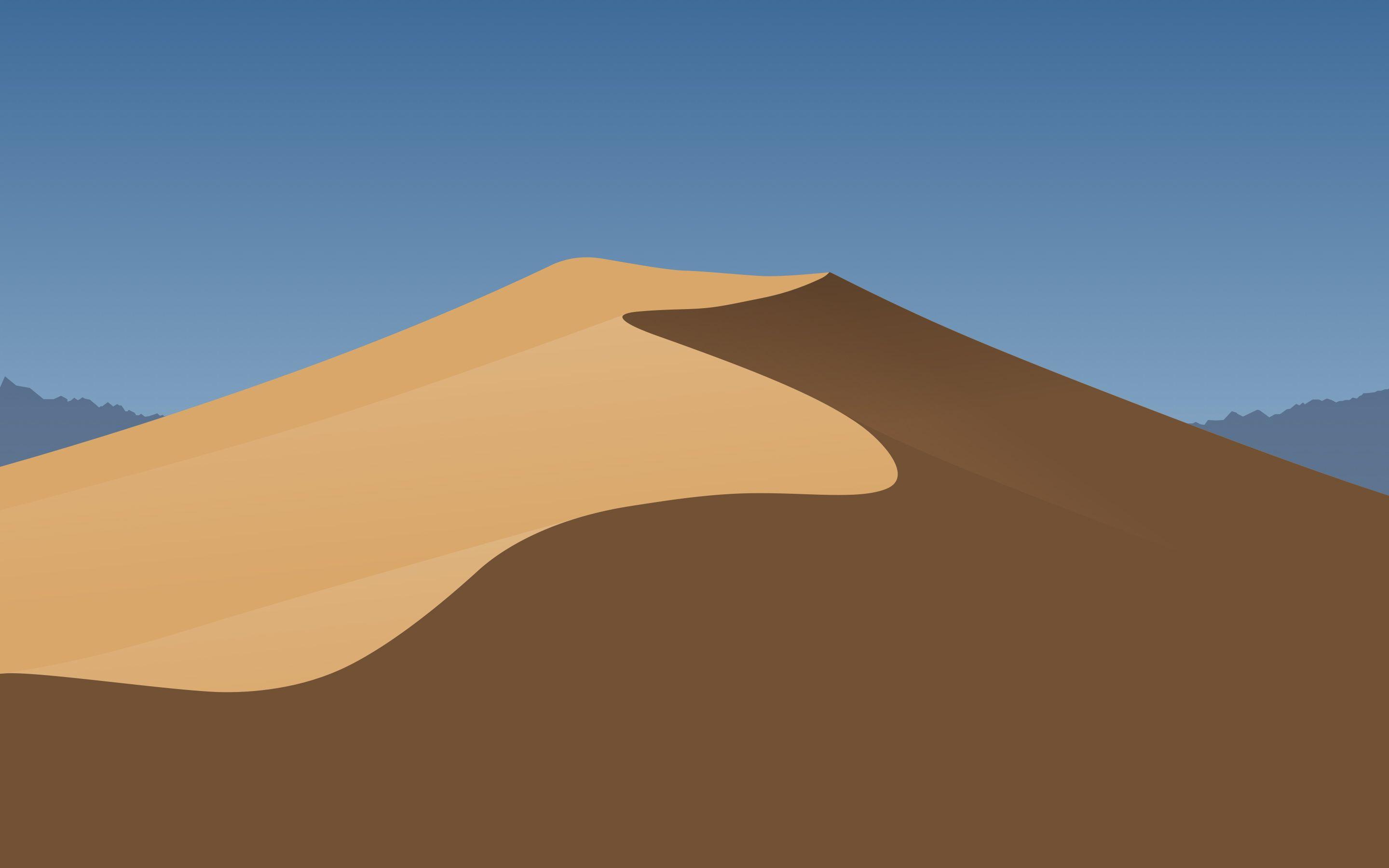 2880x1800 Minimal Mojave Day HD Wallpaper