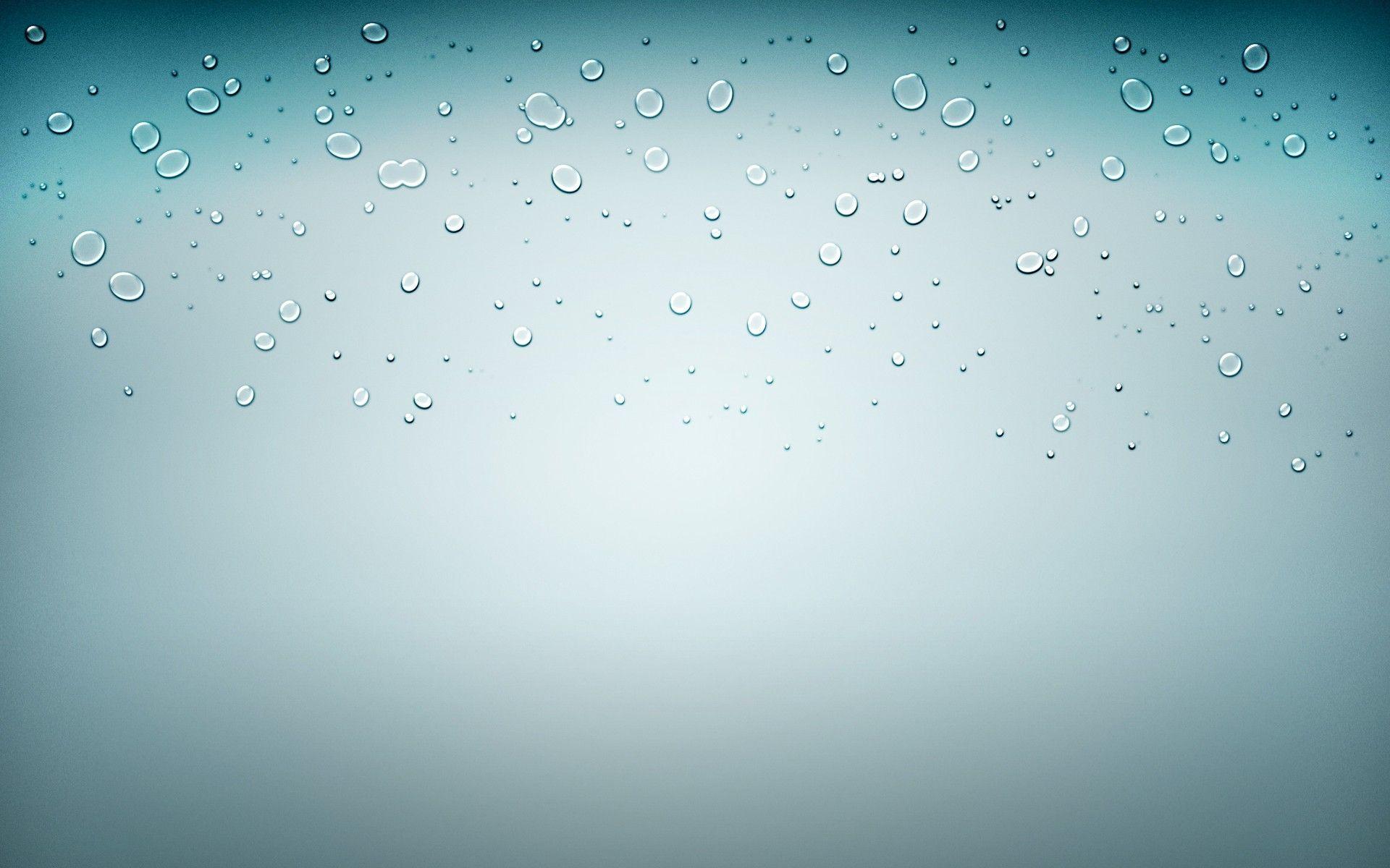 1920x1200 Apple Water Drops Wallpaper